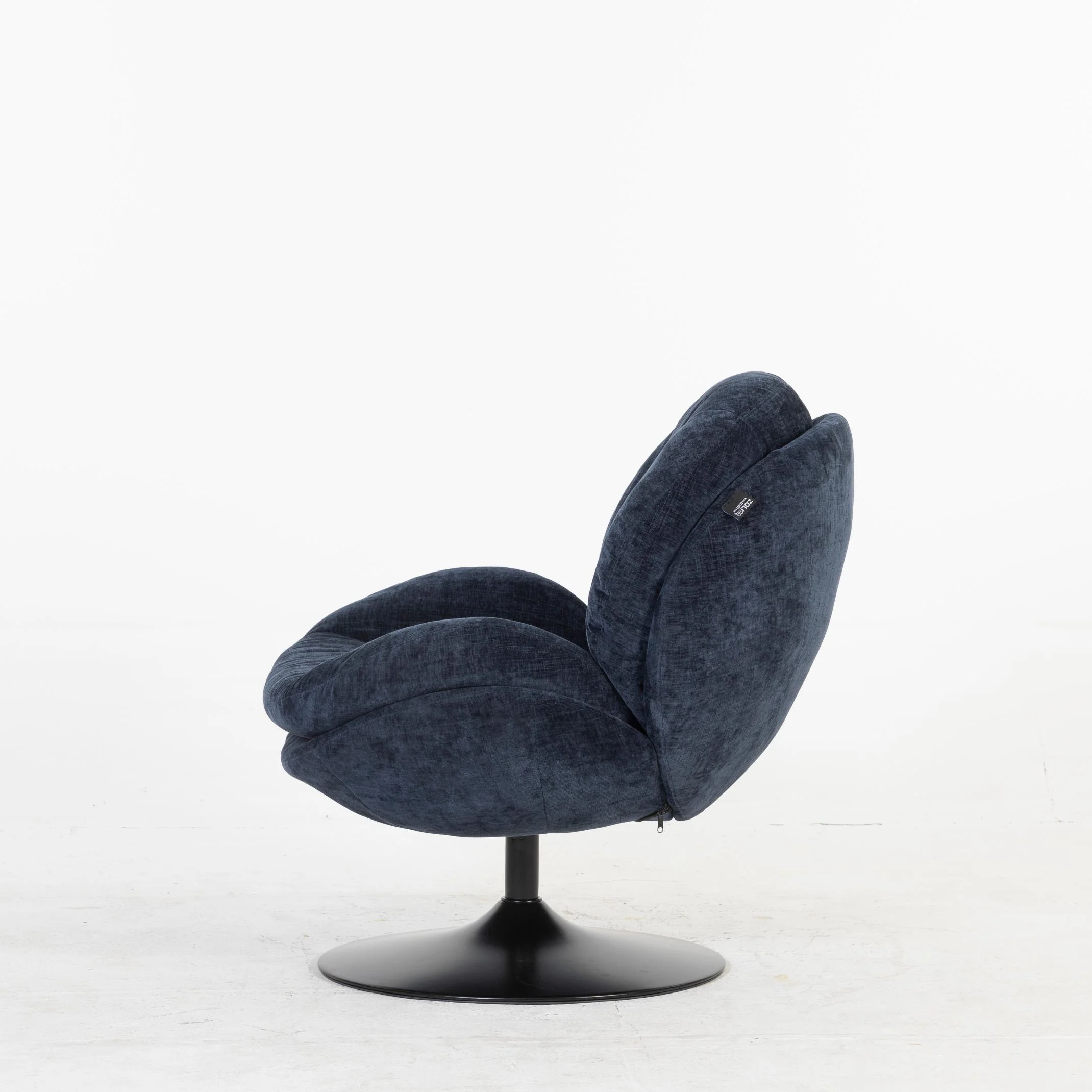 Milo Fauteuil rond design pivotant en tissu haute qualité, 85x70xH89CM - Image 12