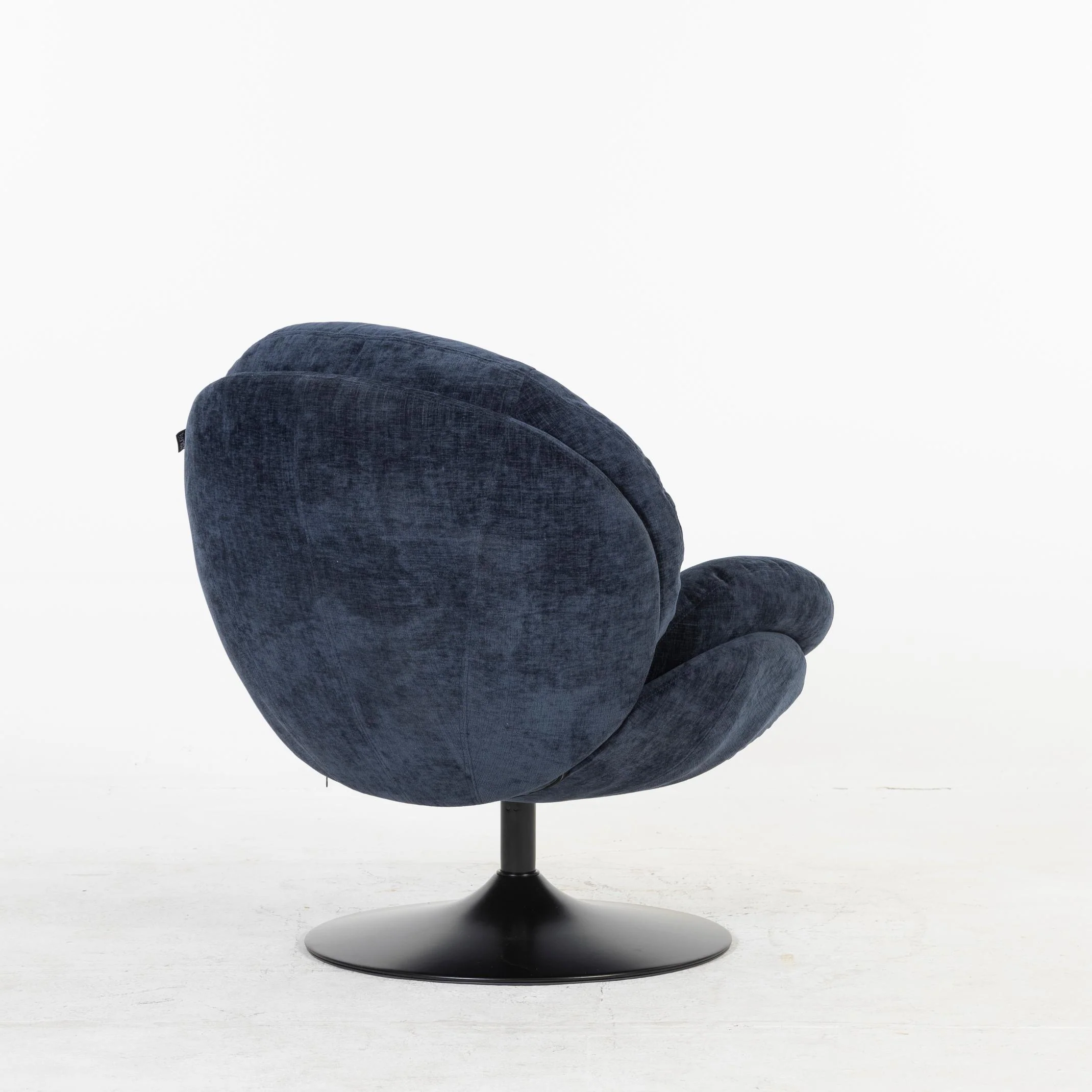 Milo Fauteuil rond design pivotant en tissu haute qualité, 85x70xH89CM - Image 14