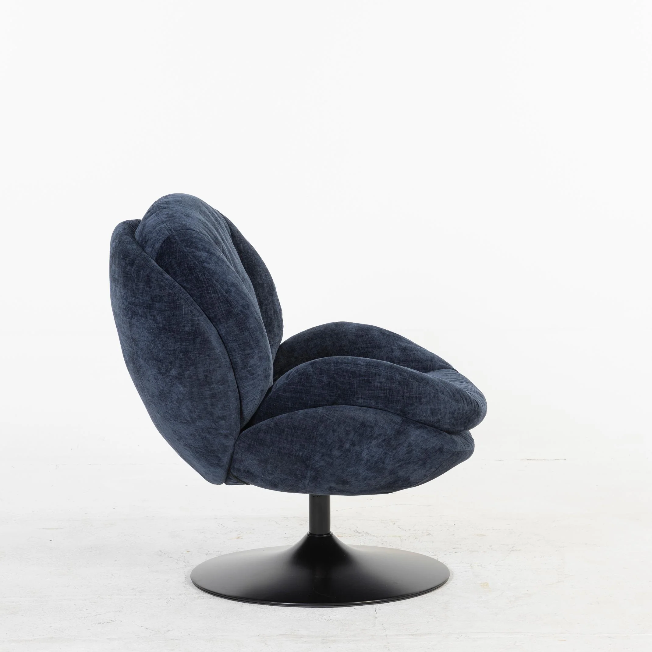 Milo Fauteuil rond design pivotant en tissu haute qualité, 85x70xH89CM - Image 15