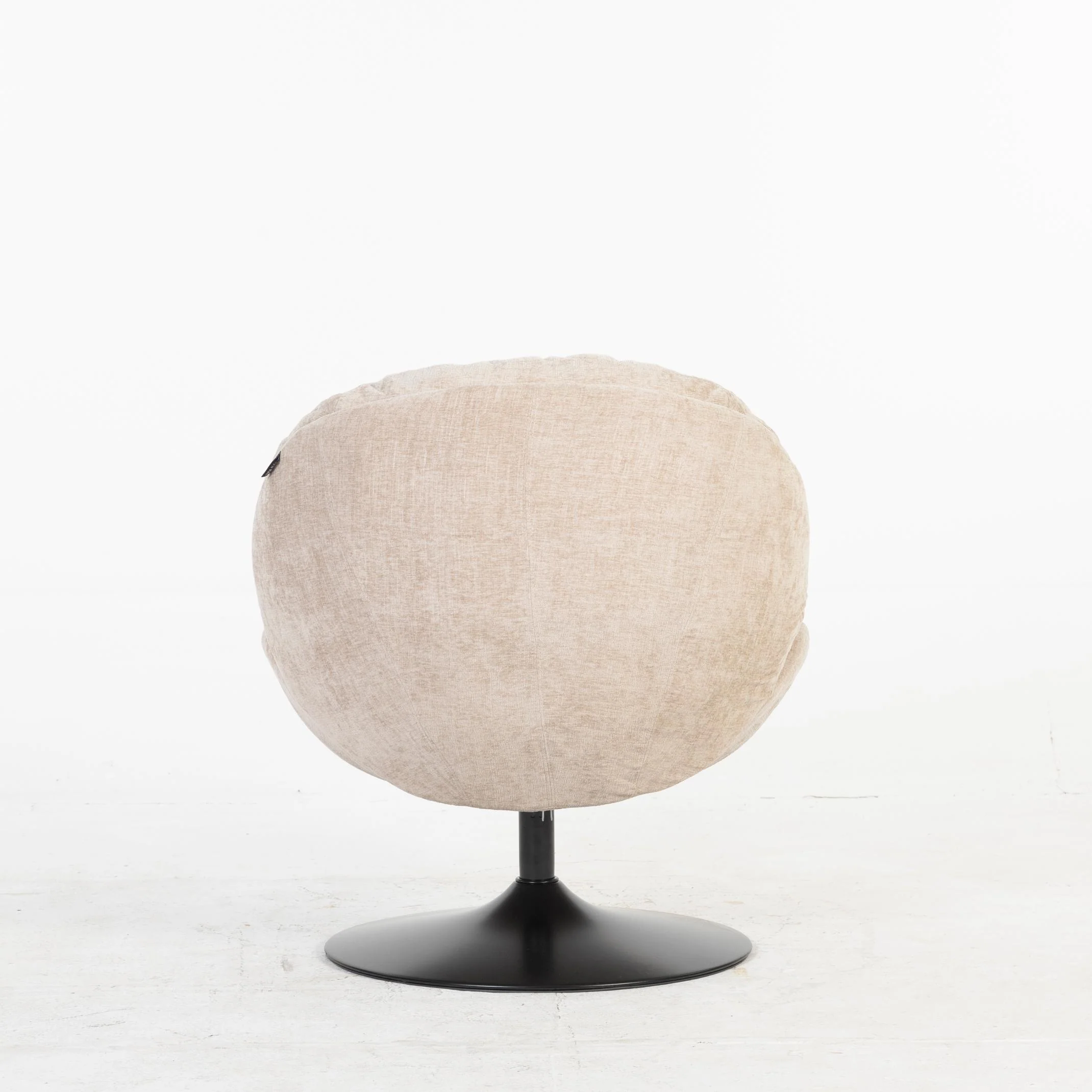 Milo Fauteuil rond design pivotant en tissu haute qualité, 85x70xH89CM - Image 21