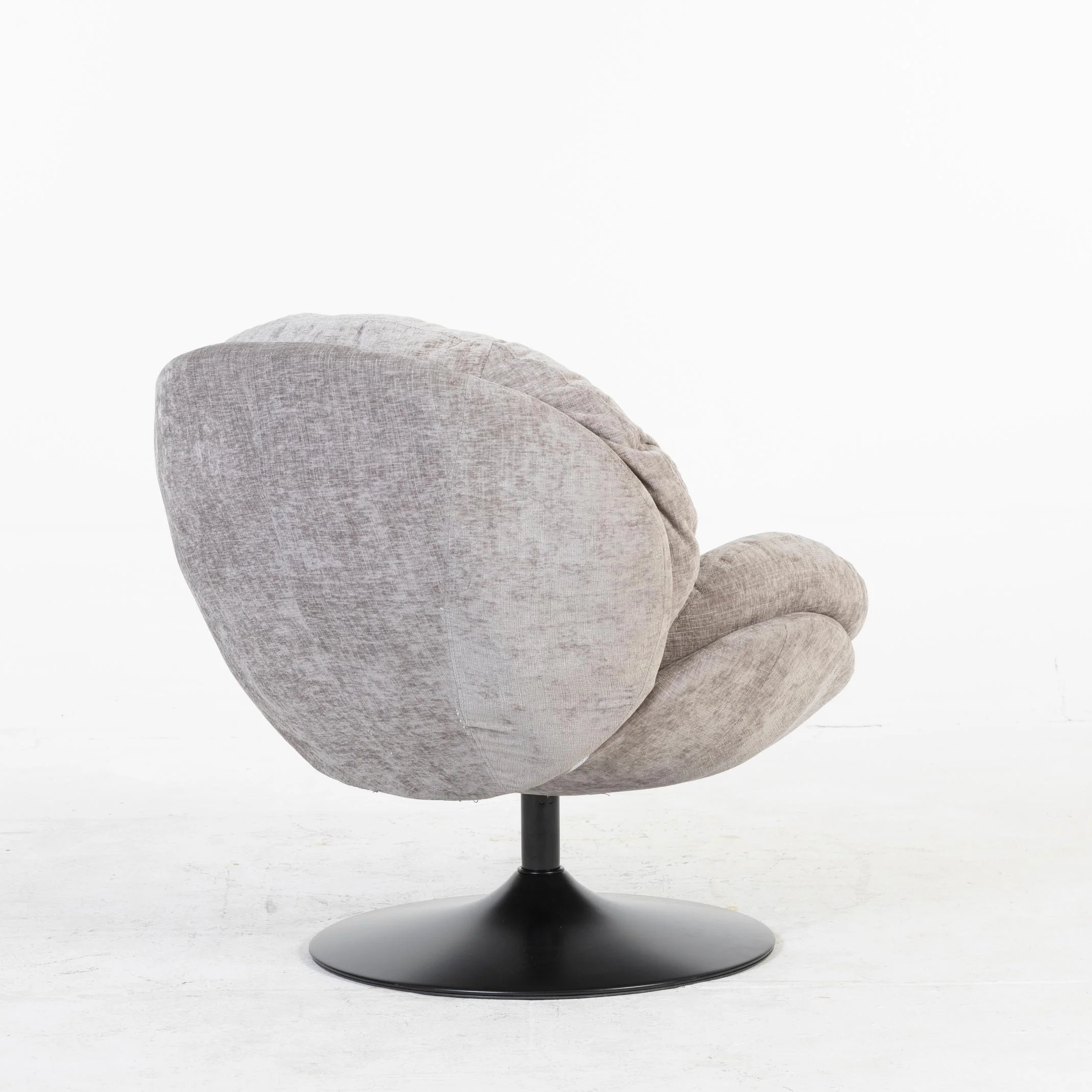 Milo Fauteuil rond design pivotant en tissu haute qualité, 85x70xH89CM - Image 30
