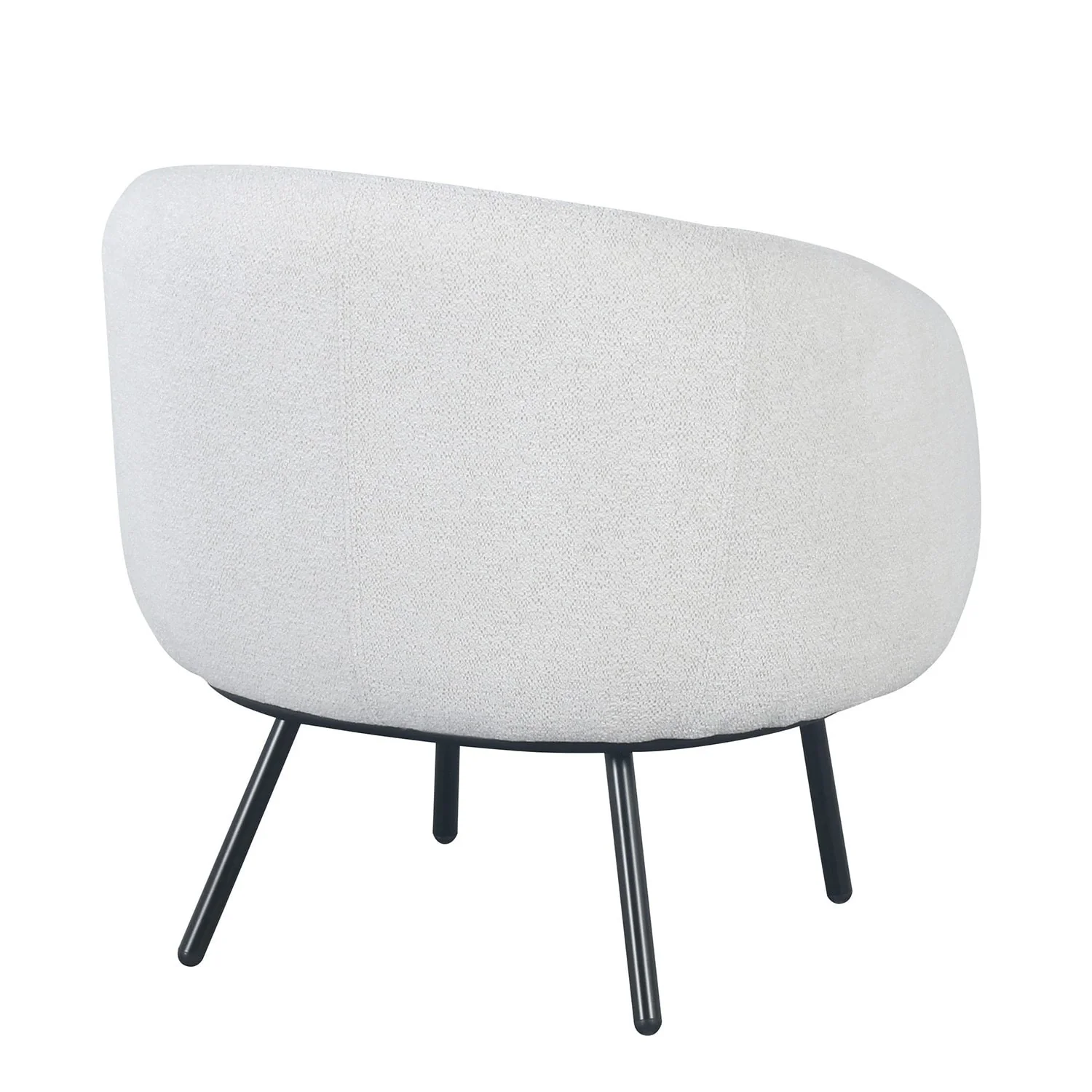 Fauteuil CLOUD arrondi en tissu haute qualité, 74x68xH74 cm - Image 13