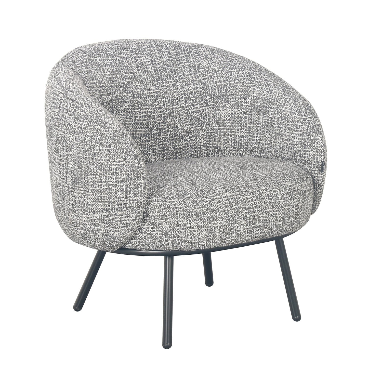 Fauteuil CLOUD arrondi en tissu haute qualité, 74x68xH74 cm - Image 20