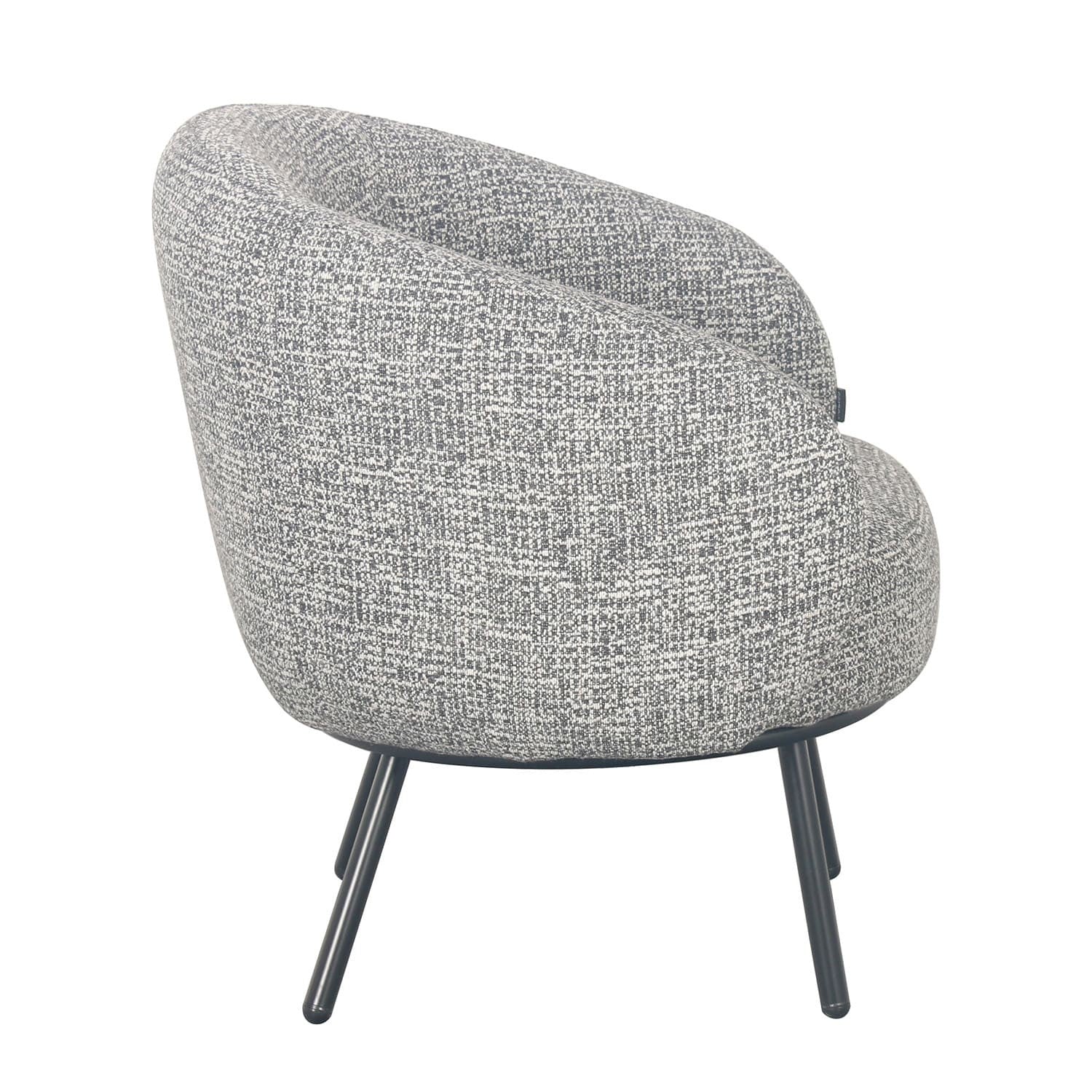 Fauteuil CLOUD arrondi en tissu haute qualité, 74x68xH74 cm - Image 22