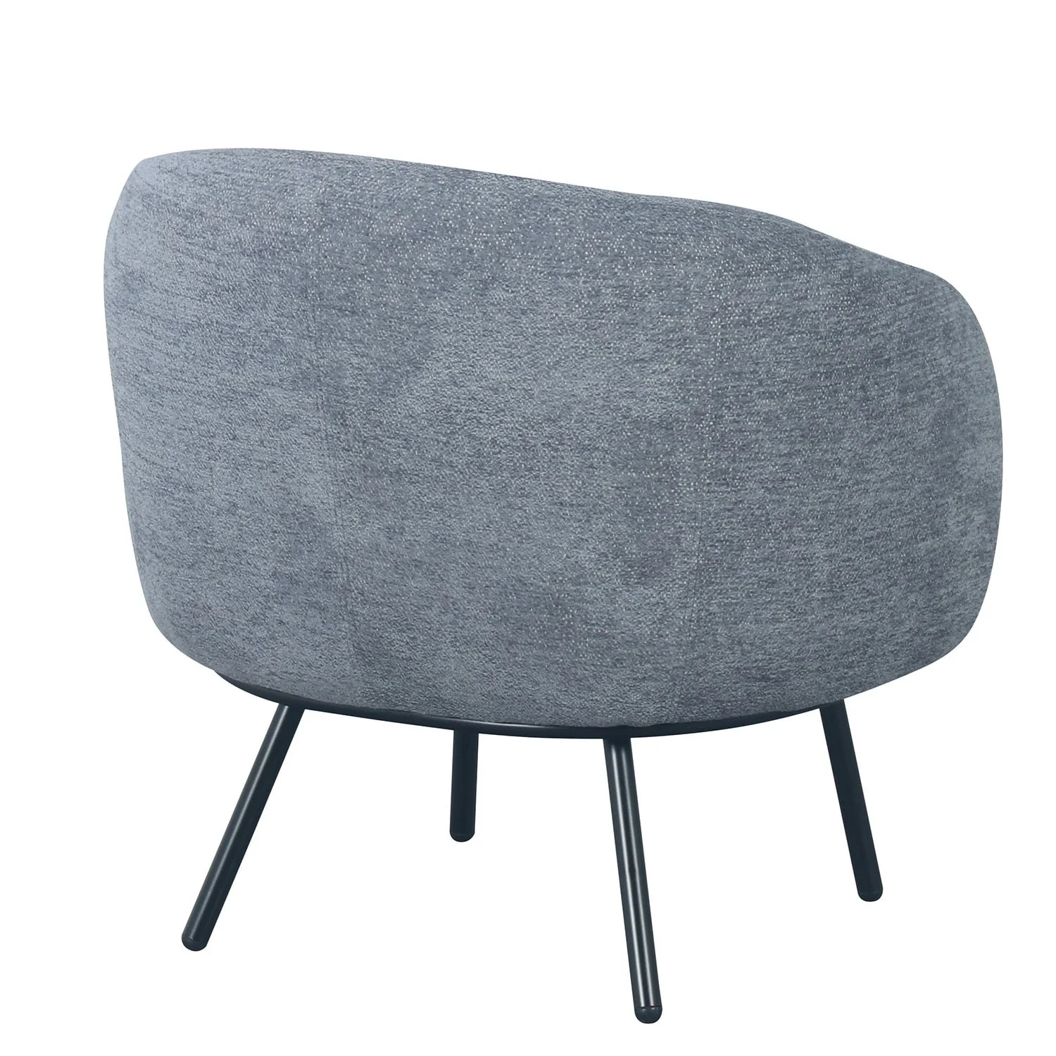 Fauteuil CLOUD arrondi en tissu haute qualité, 74x68xH74 cm - Image 9