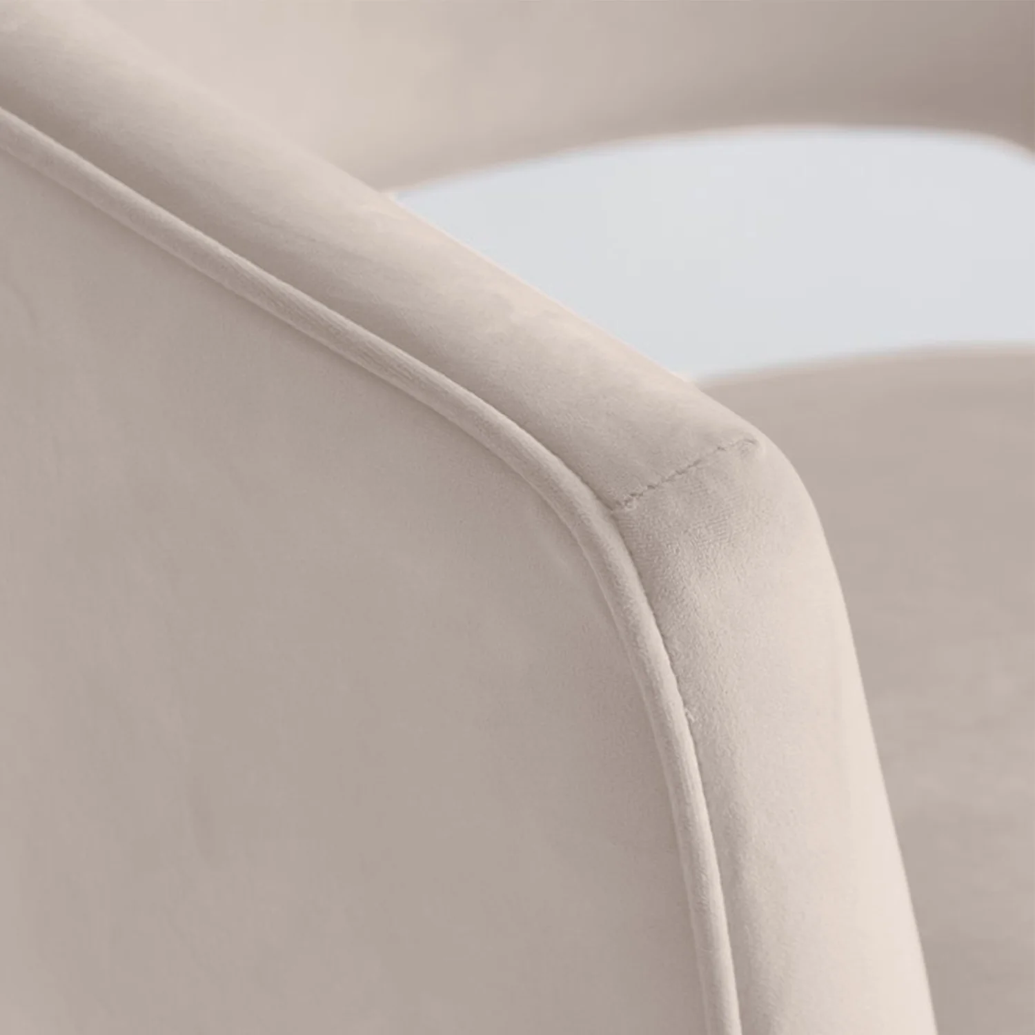 Fauteuil d'appoint en velours anti tache pieds dorés-Mazio - Image 52