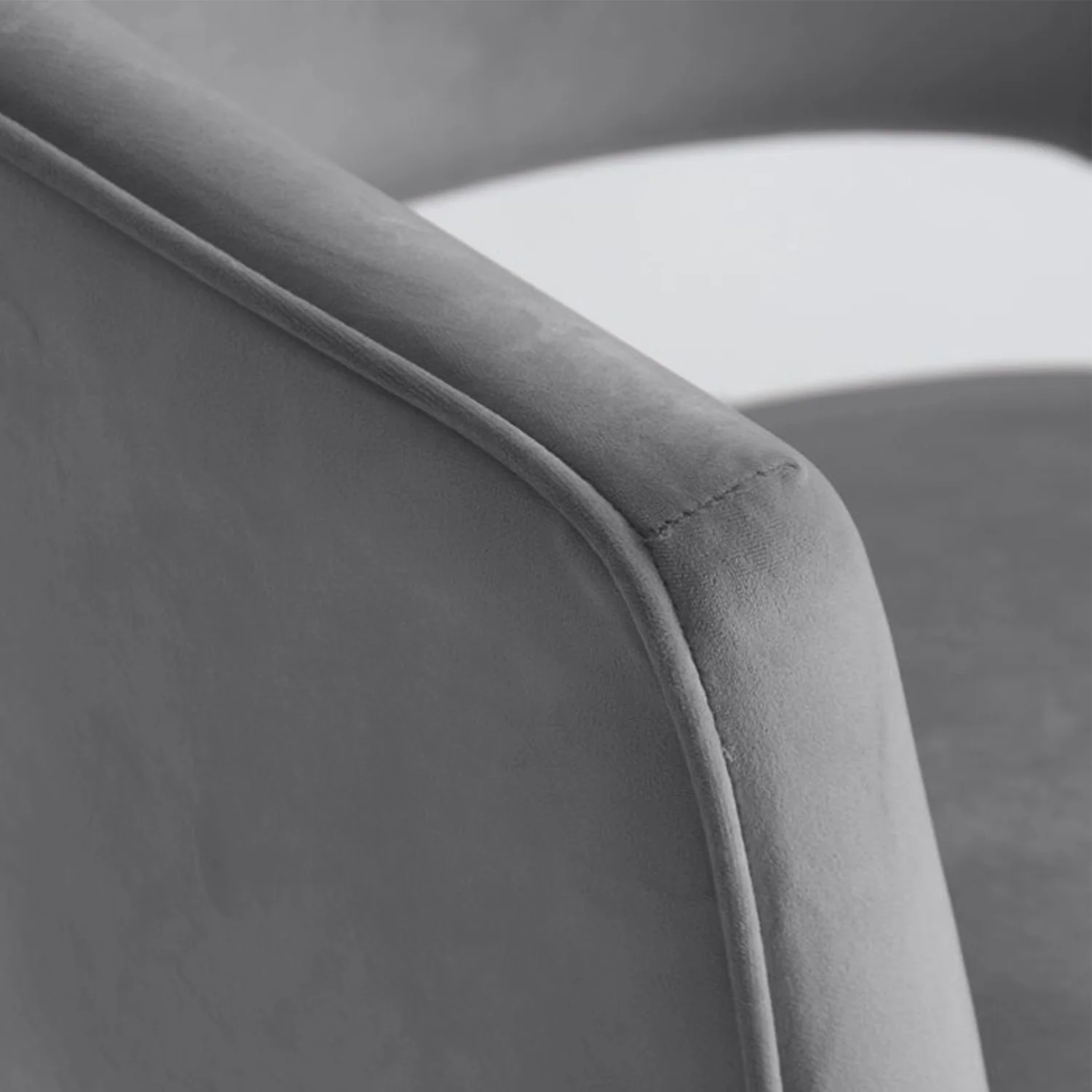 Fauteuil d'appoint en velours anti tache pieds dorés-Mazio - Image 53