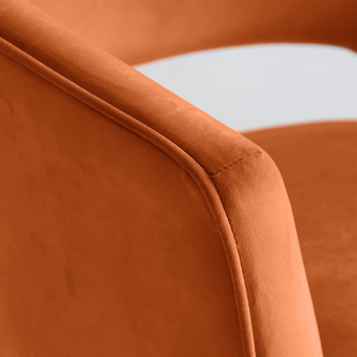 Fauteuil d'appoint en velours anti tache pieds dorés-Mazio - Image 56