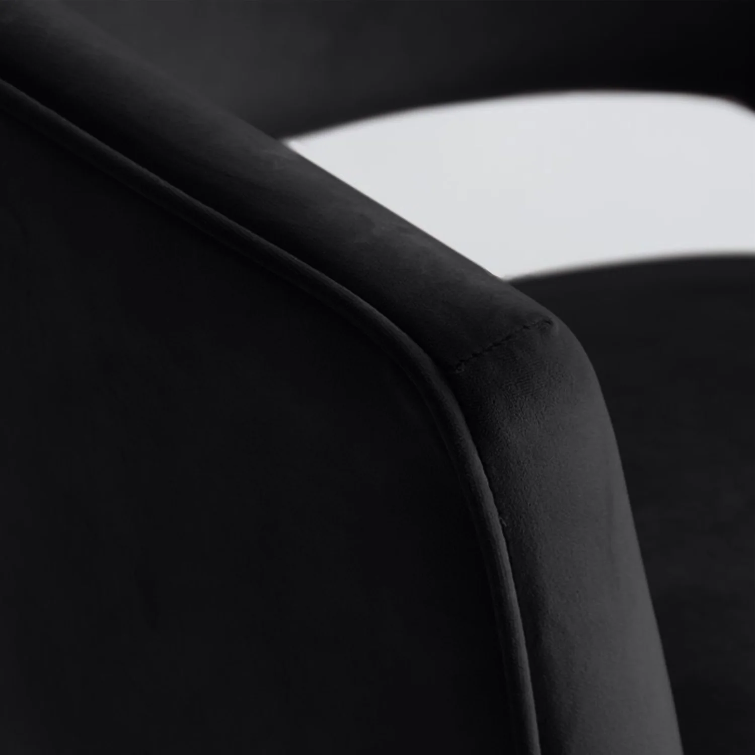 Fauteuil d'appoint en velours anti tache pieds dorés-Mazio - Image 74