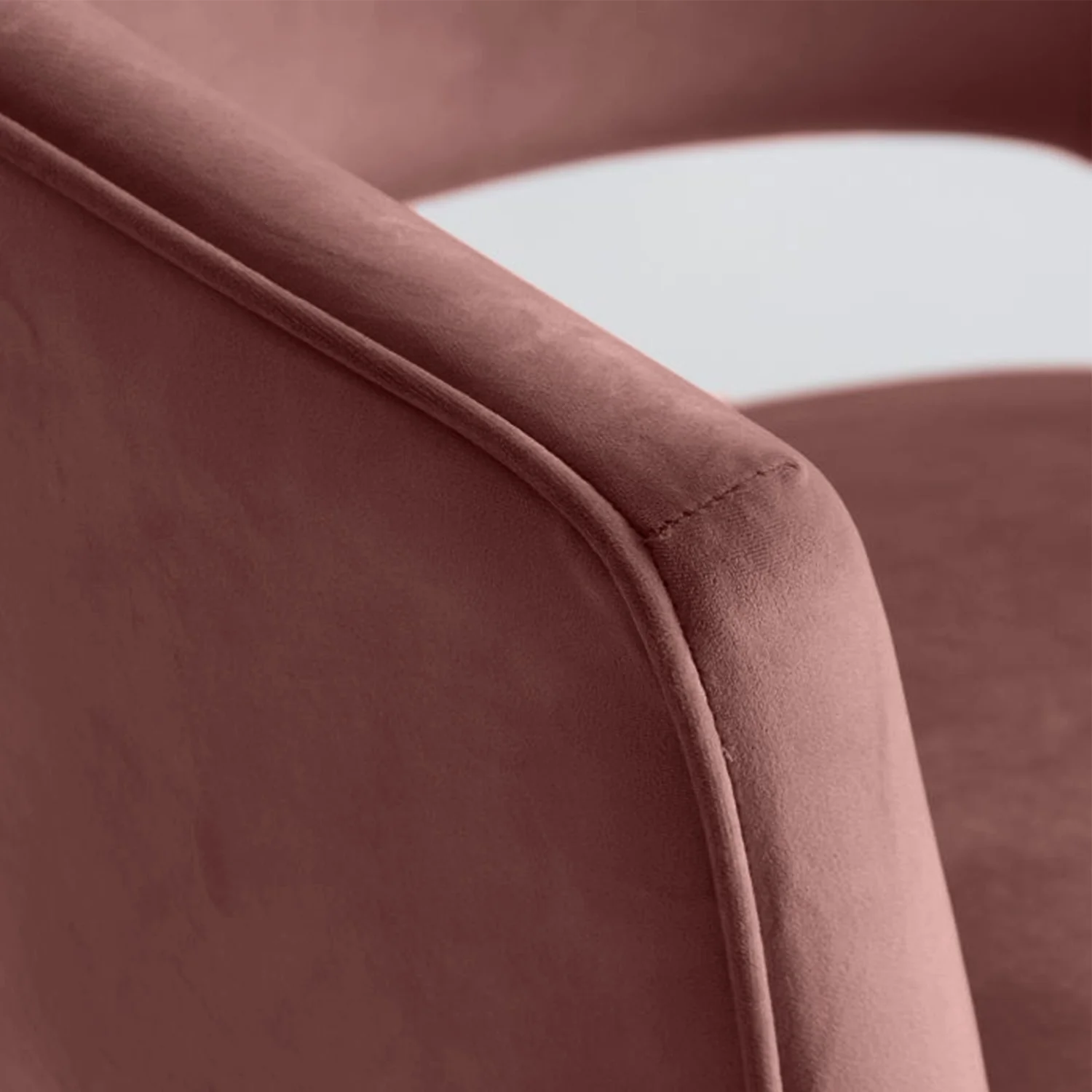 Fauteuil d'appoint en velours anti tache pieds dorés-Mazio - Image 76