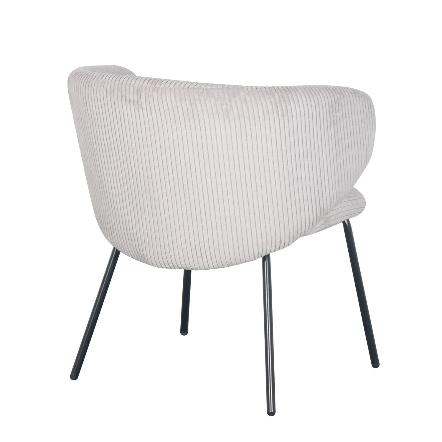 Fauteuil d’appoint en velours cotelé, 68x62xH79CM - ELISA - Image 10