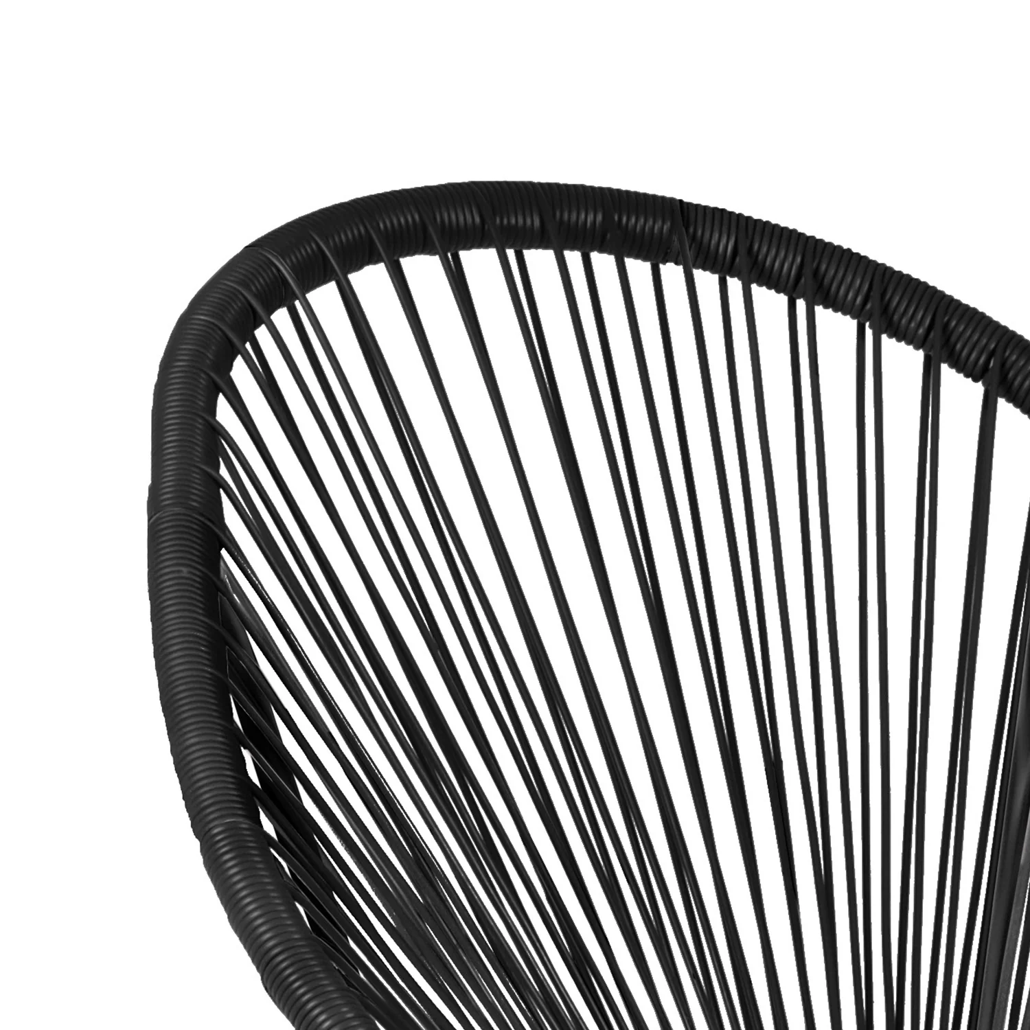 Fauteuil lounge en acier et polyrotin, 72x80xH83CM - ACAPULCO - Image 14