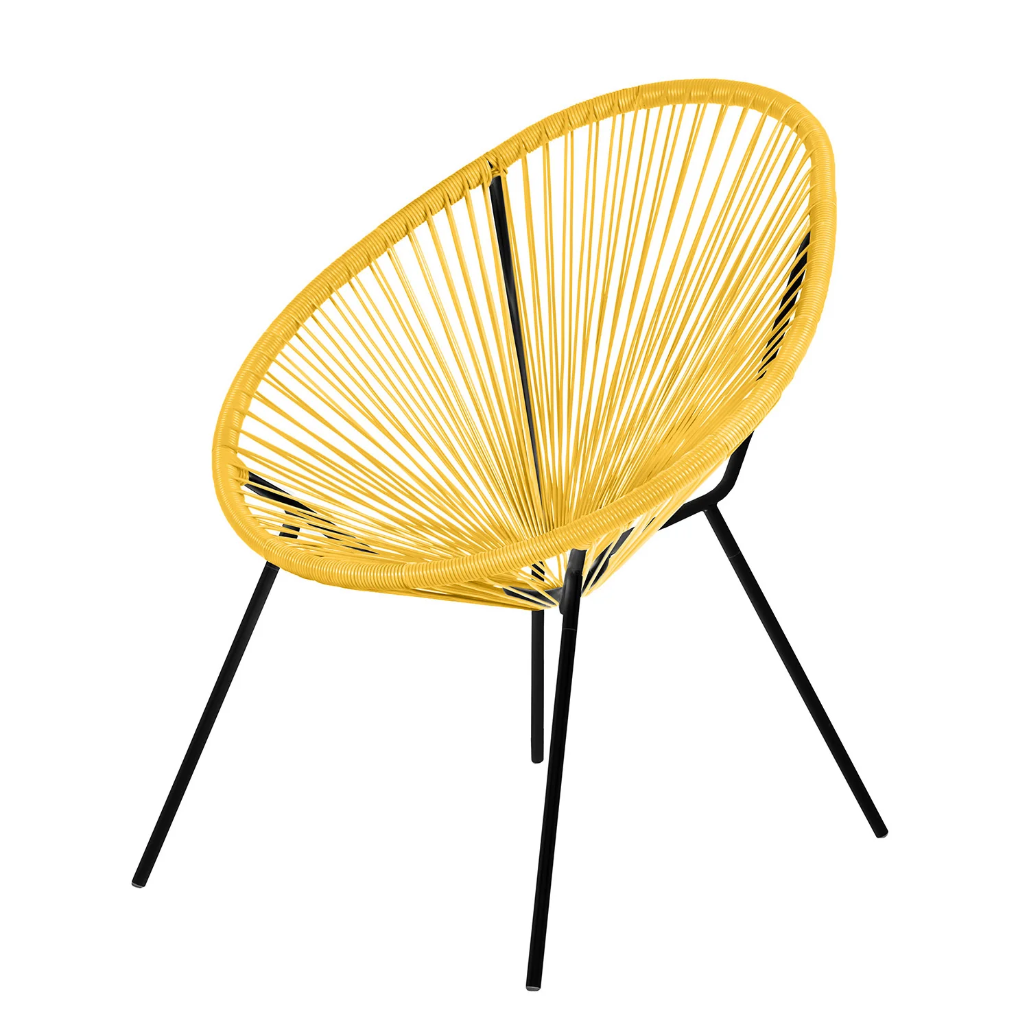 Fauteuil lounge en acier et polyrotin, 72x80xH83CM - ACAPULCO - Image 16