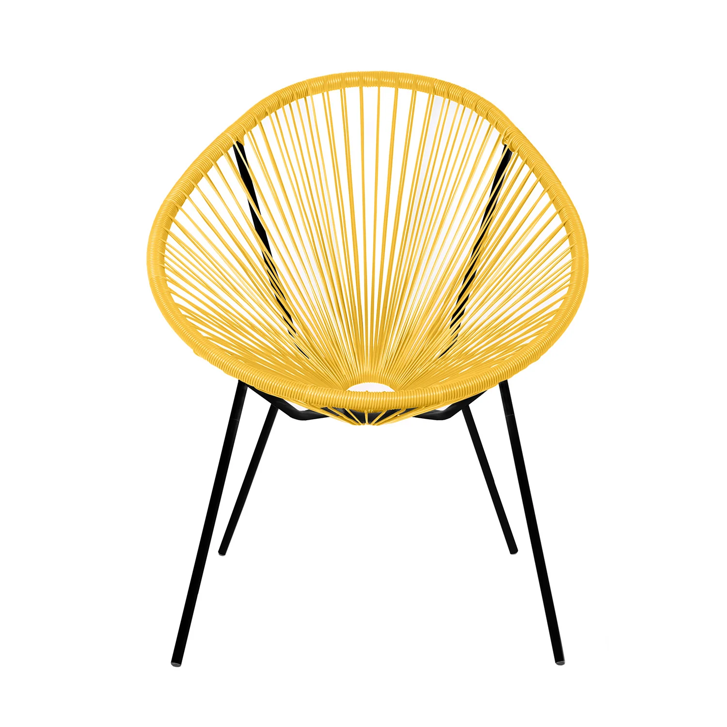 Fauteuil lounge en acier et polyrotin, 72x80xH83CM - ACAPULCO - Image 17