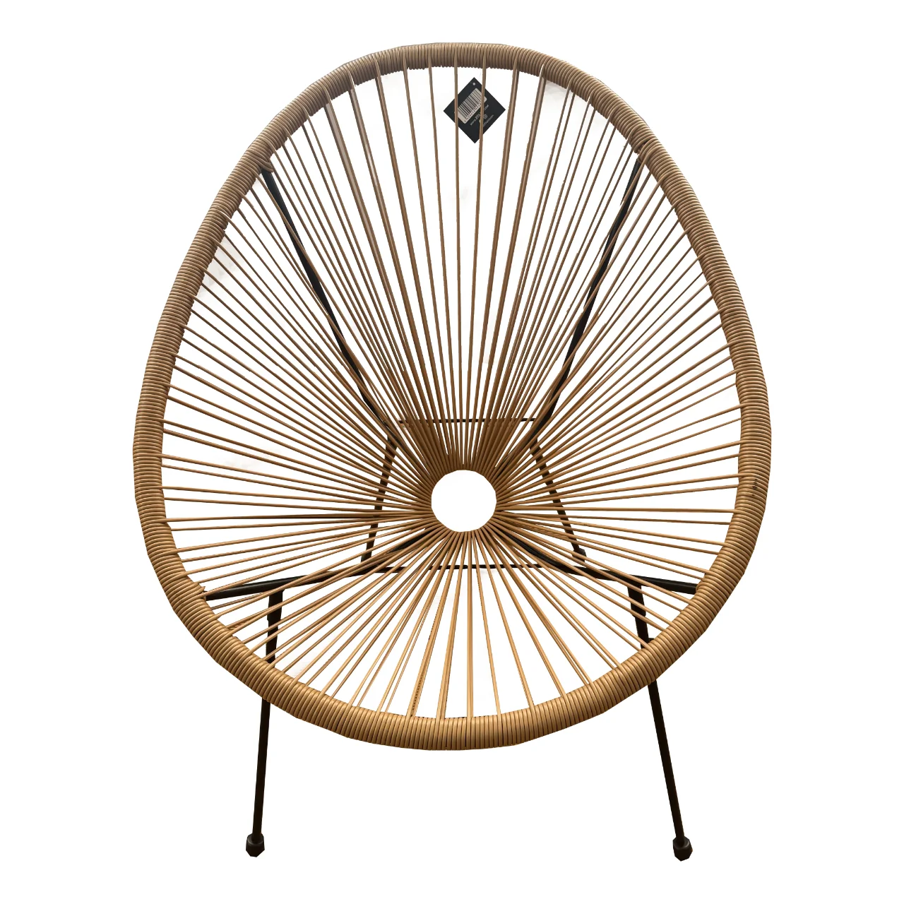 Fauteuil lounge en acier et polyrotin, 72x80xH83CM - ACAPULCO - Image 21