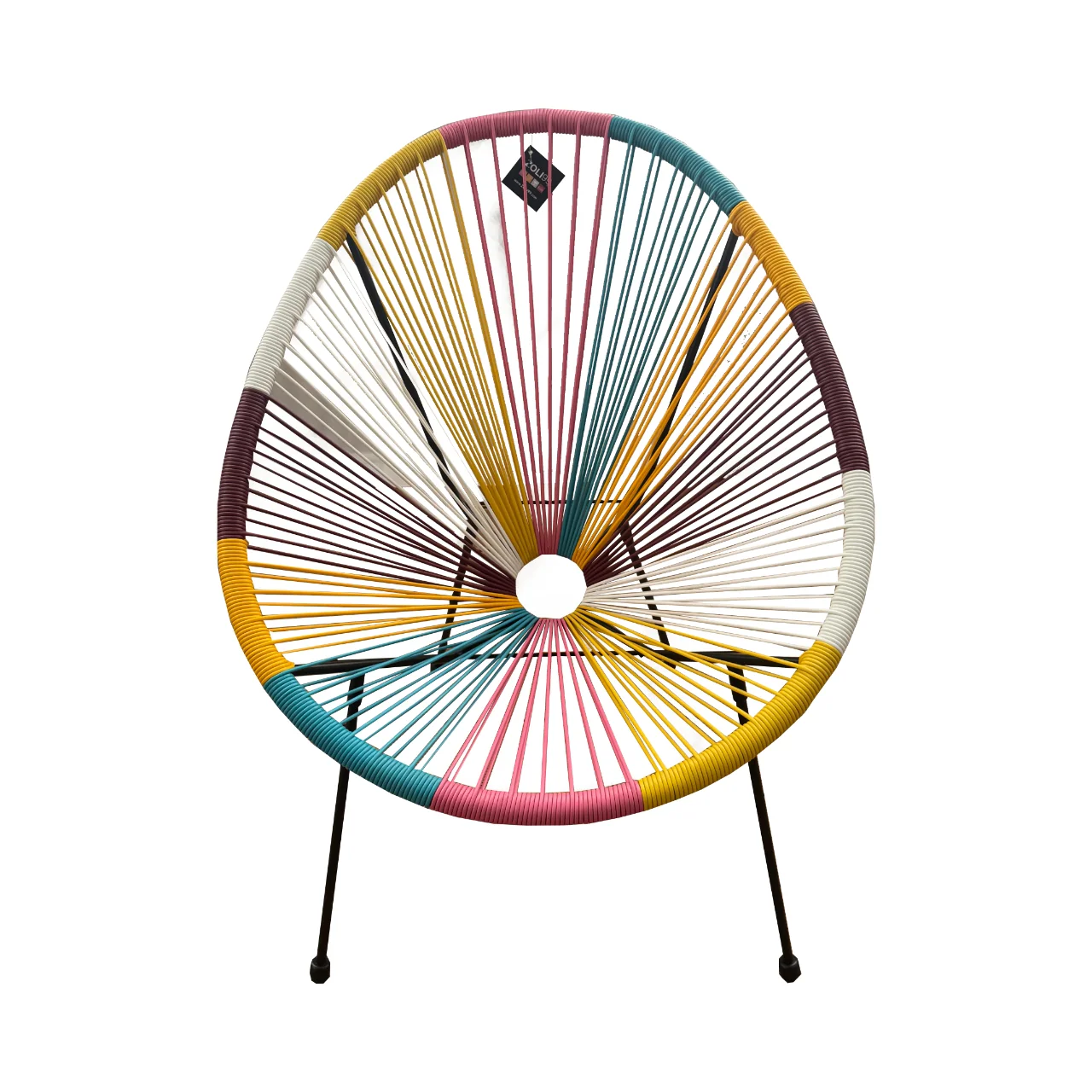 Fauteuil lounge en acier et polyrotin, 72x80xH83CM - ACAPULCO - Image 32