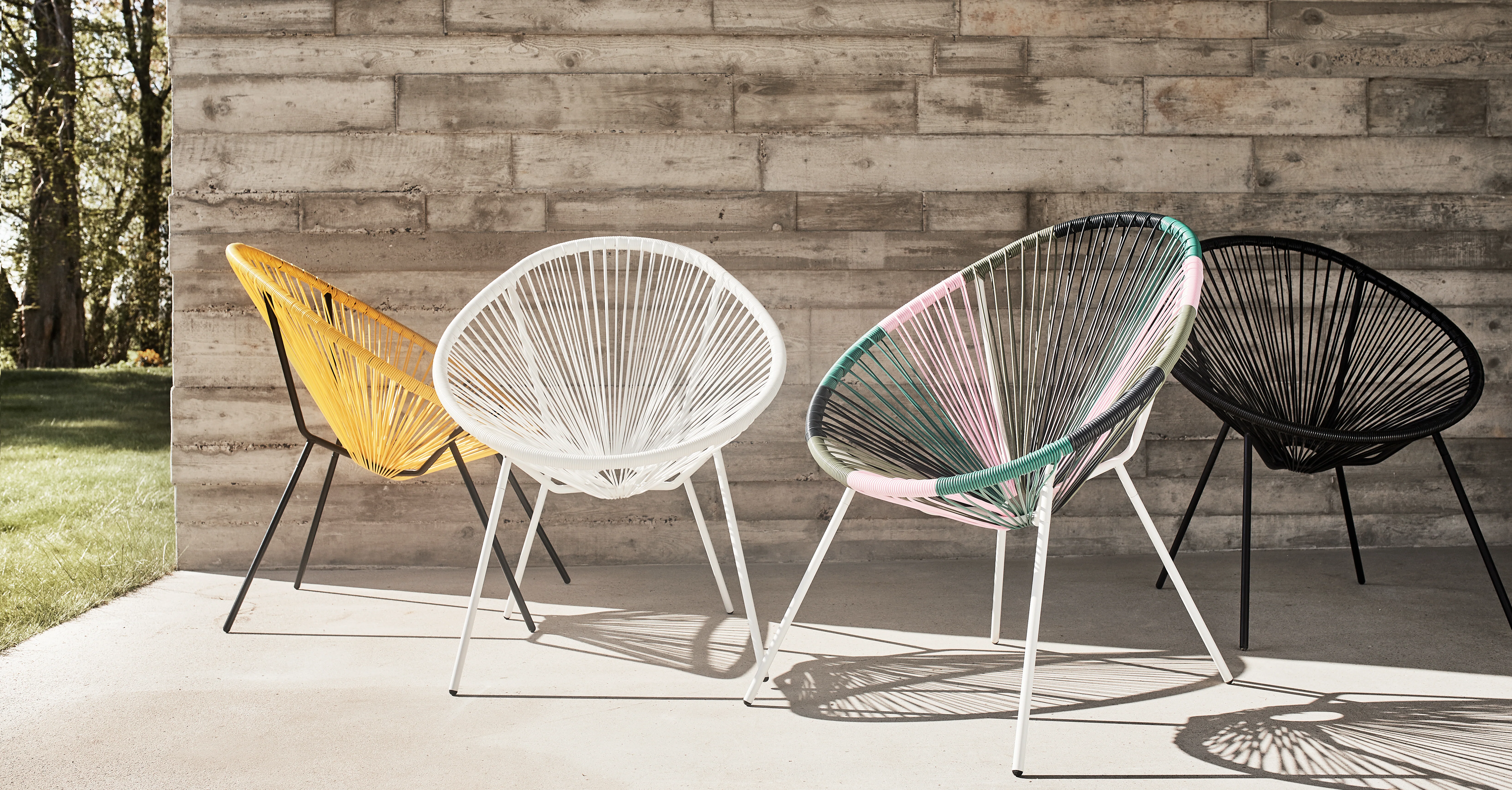 Fauteuil lounge en acier et polyrotin, 72x80xH83CM - ACAPULCO - Image 38