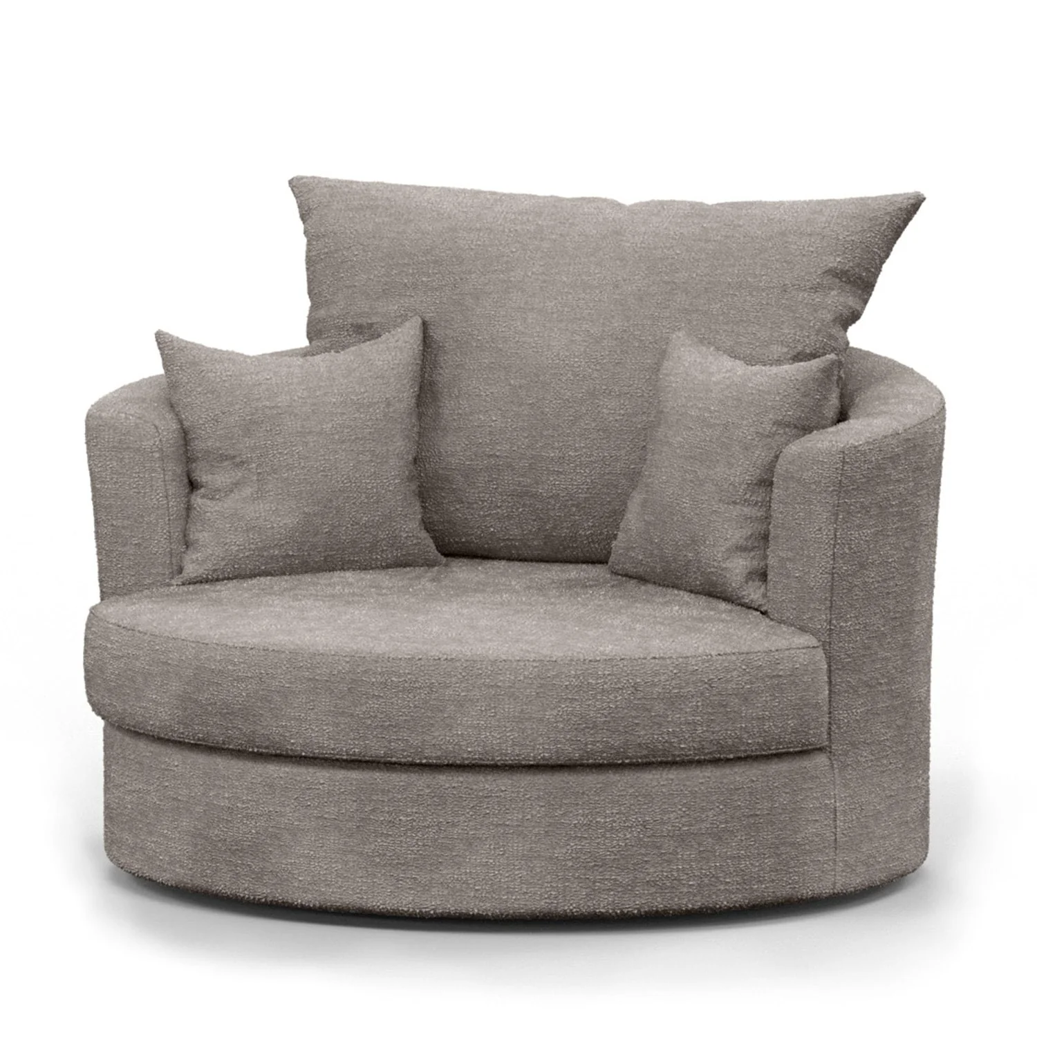 Fauteuil pivotant en velours, D113xH94CM - OLIVIA - Image 18