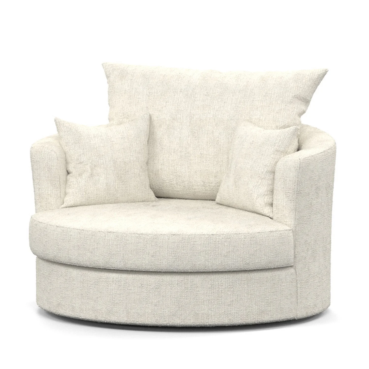 Fauteuil pivotant en velours, D113xH94CM - OLIVIA - Image 20