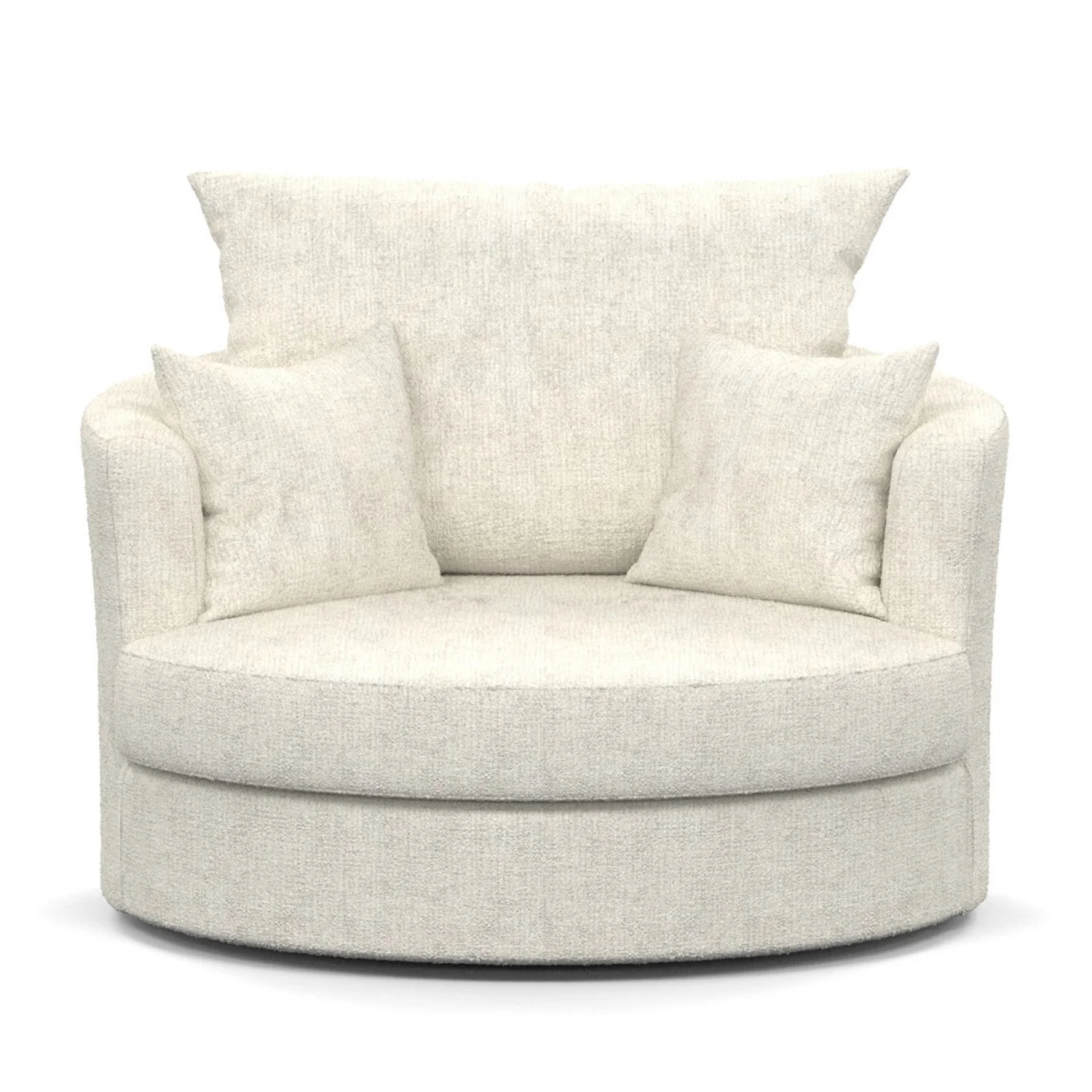 Fauteuil pivotant en velours, D113xH94CM - OLIVIA - Image 21