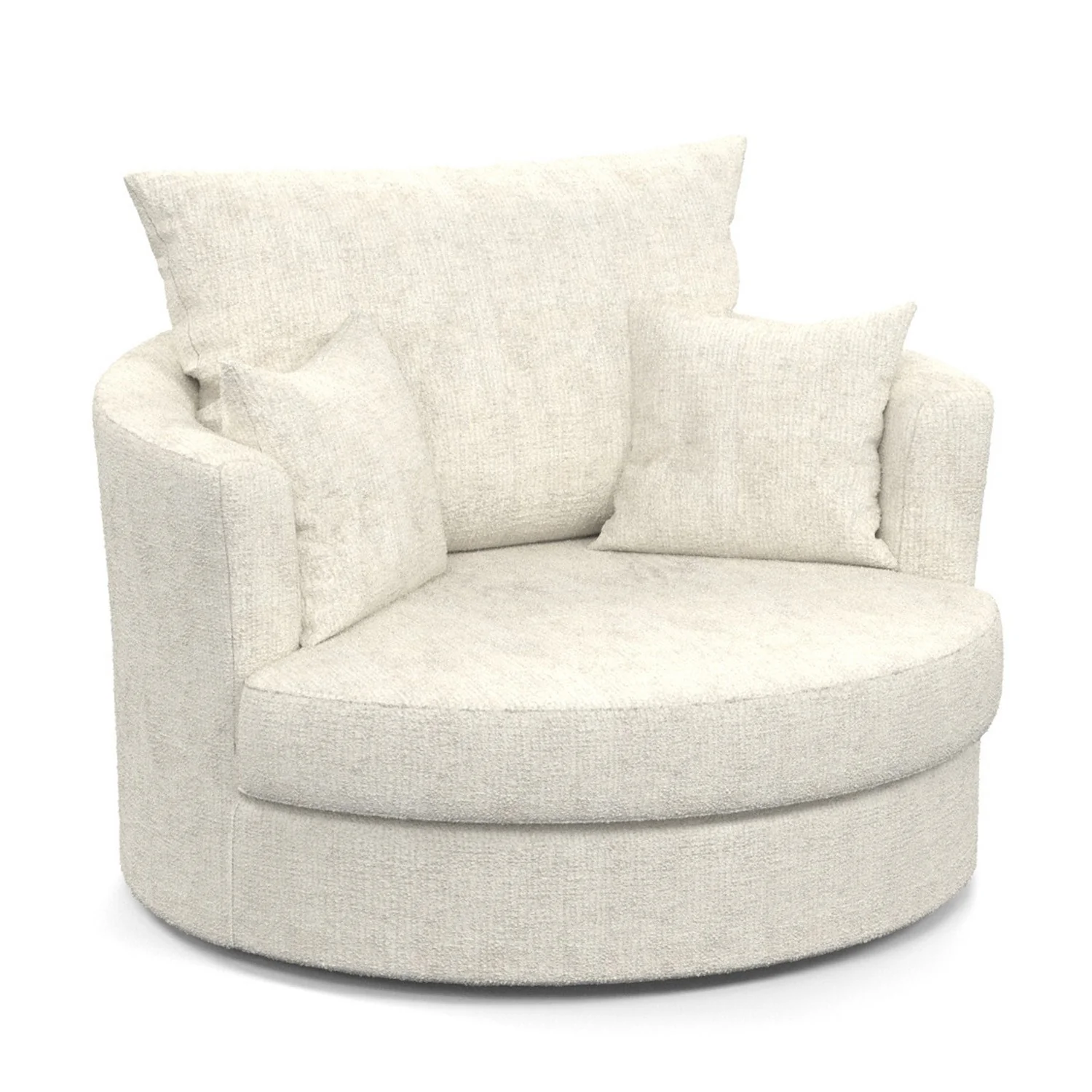 Fauteuil pivotant en velours, D113xH94CM - OLIVIA - Image 22