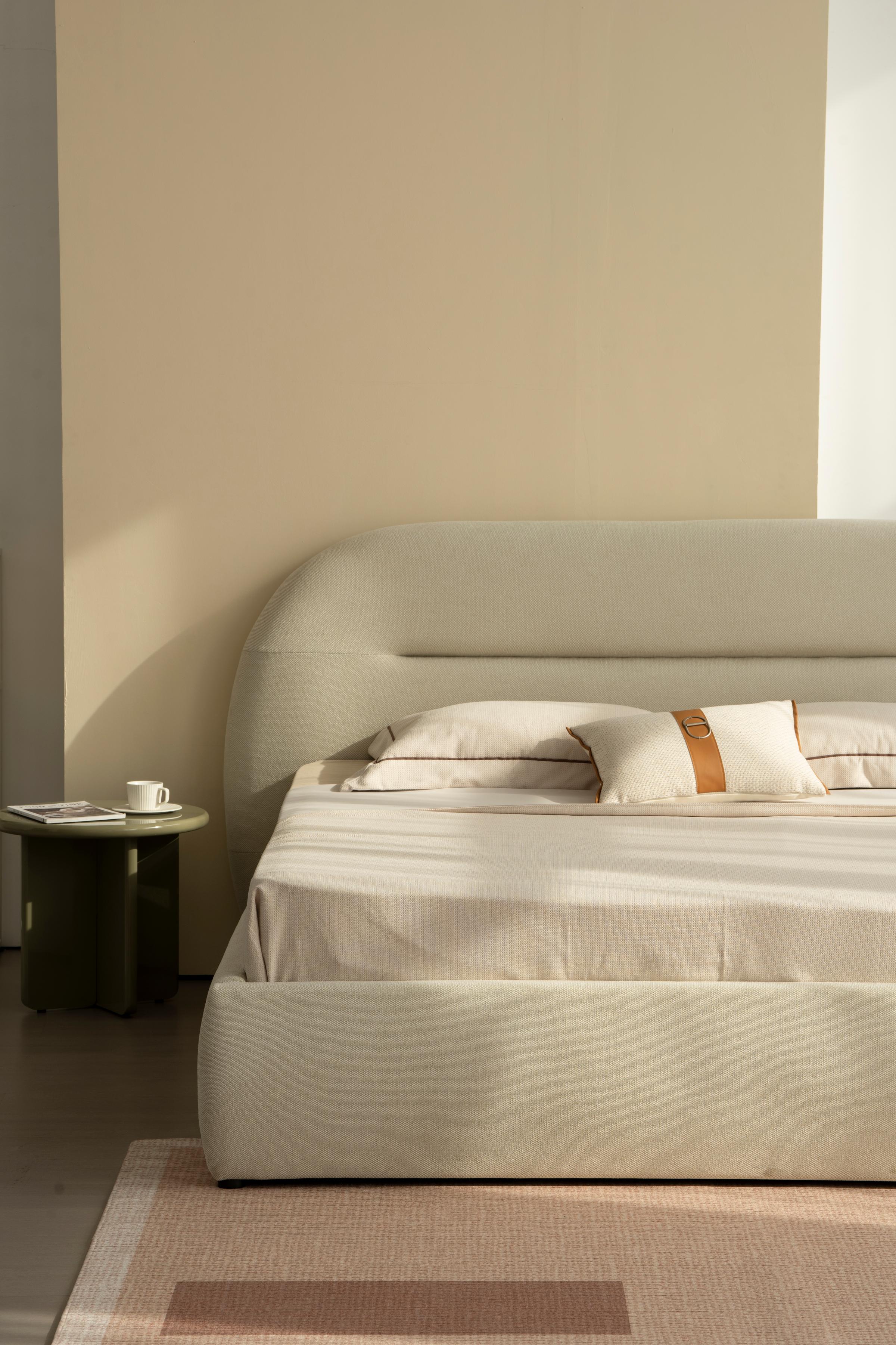 Lit en tissu avec sommier inclus Vernon - Image 14