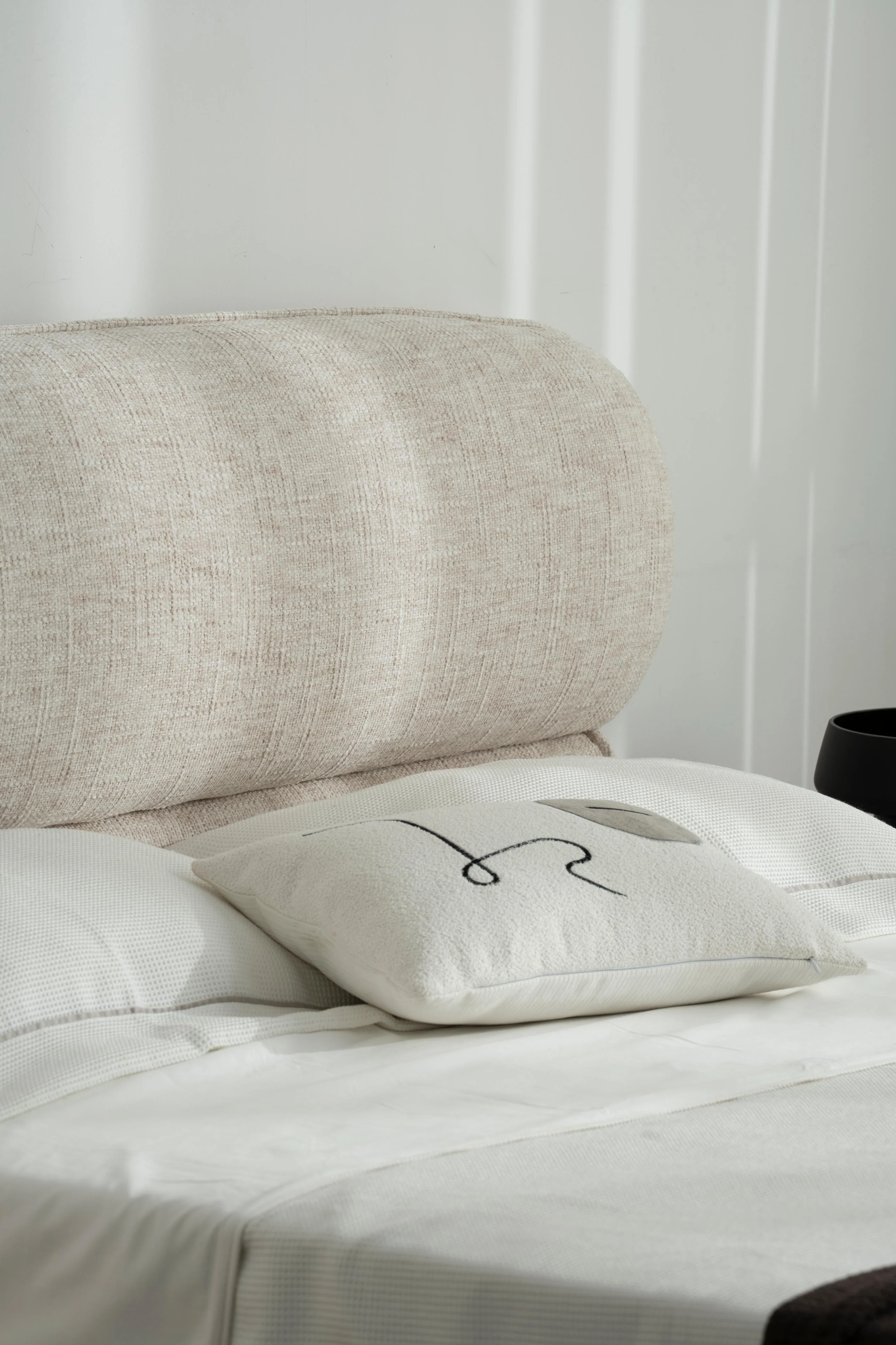 Lit en tissu avec sommier inclus Emilie - Image 13