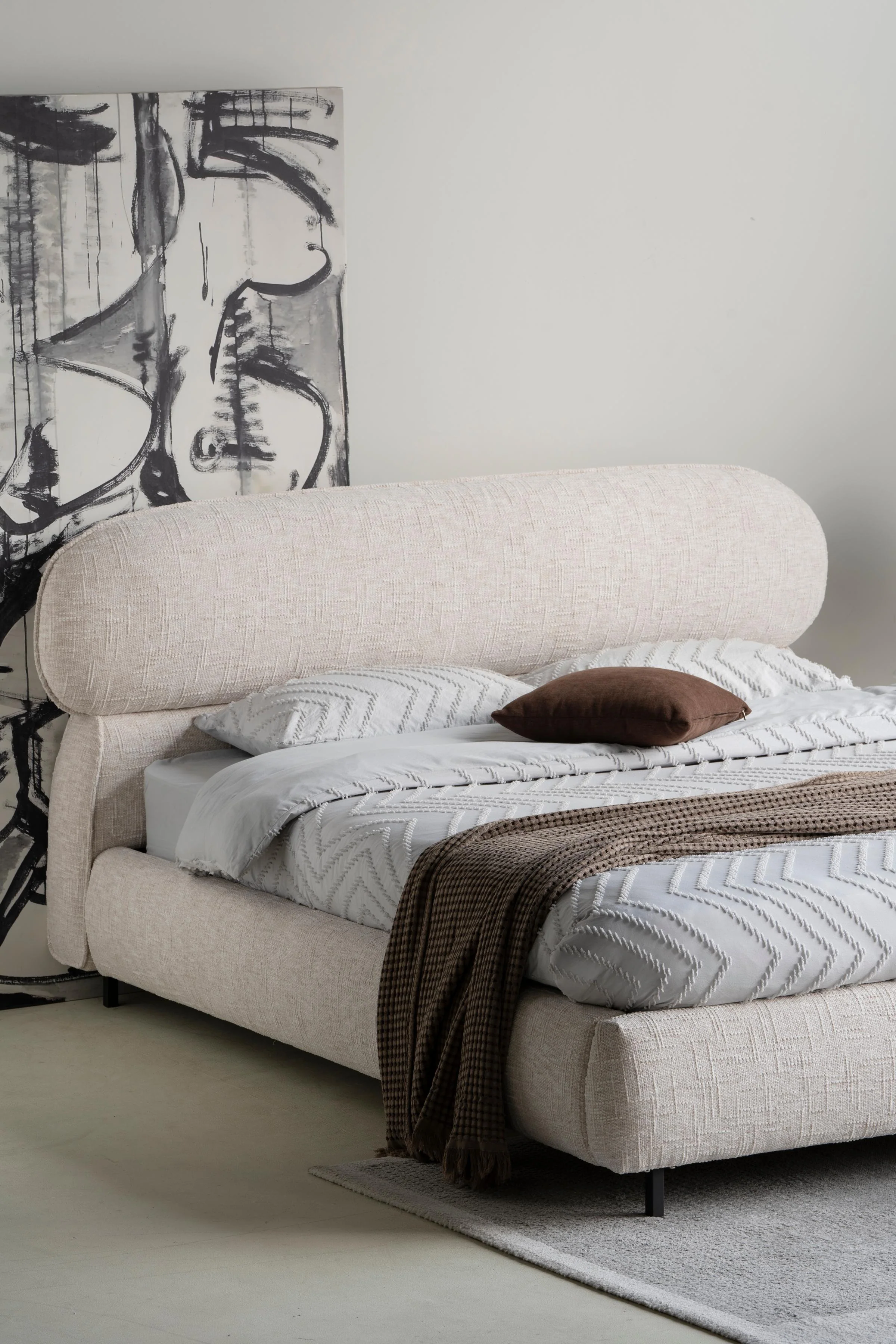 Lit en tissu avec sommier inclus Emilie - Image 6