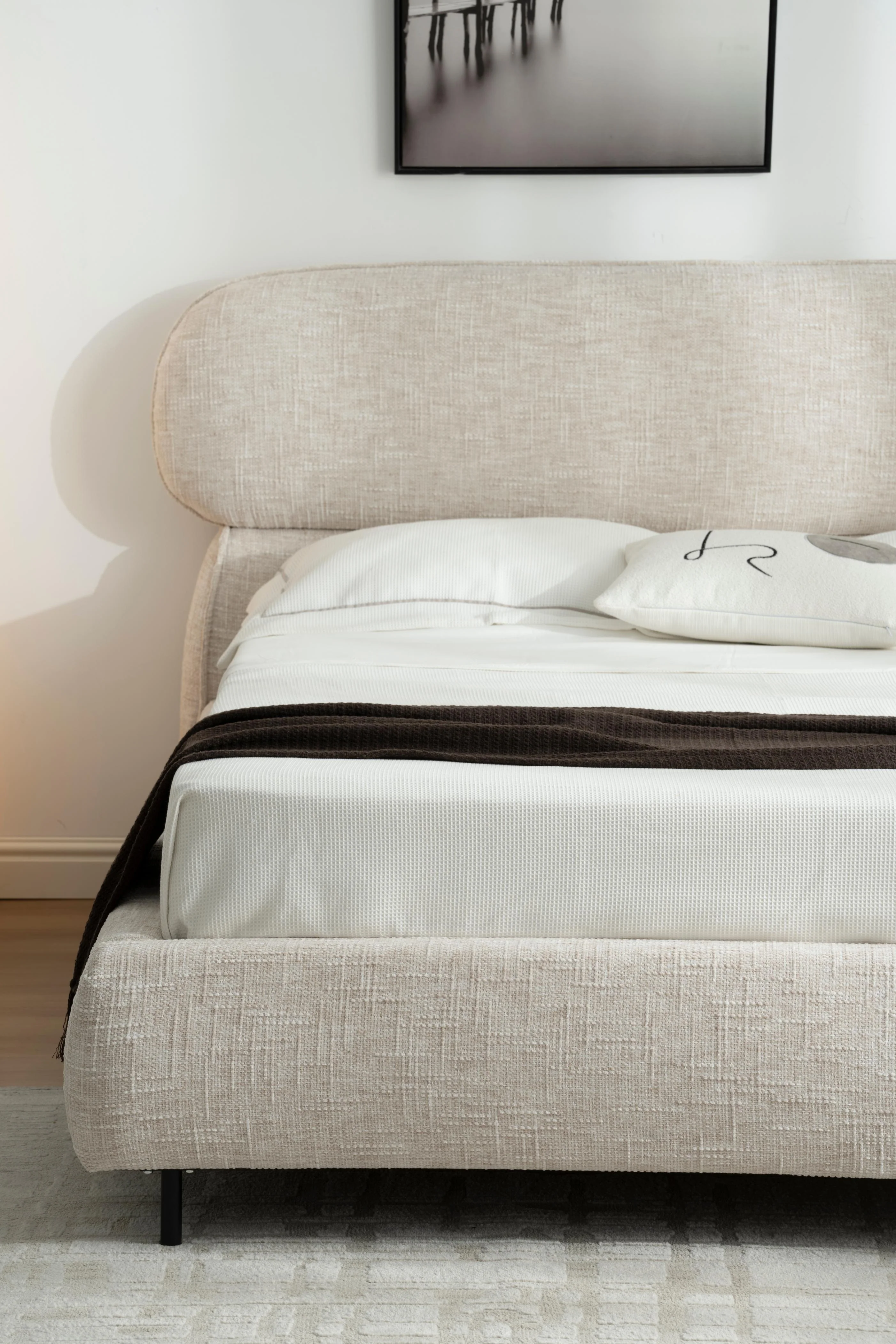 Lit en tissu avec sommier inclus Emilie - Image 8