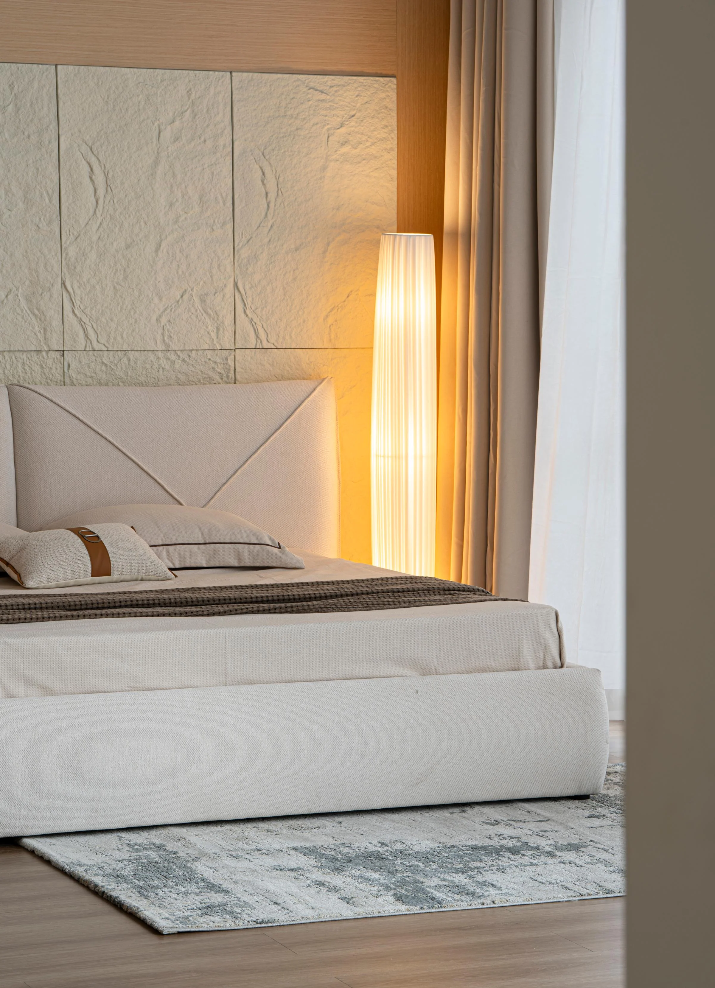 Lit en tissu avec sommier KuBo - Image 14