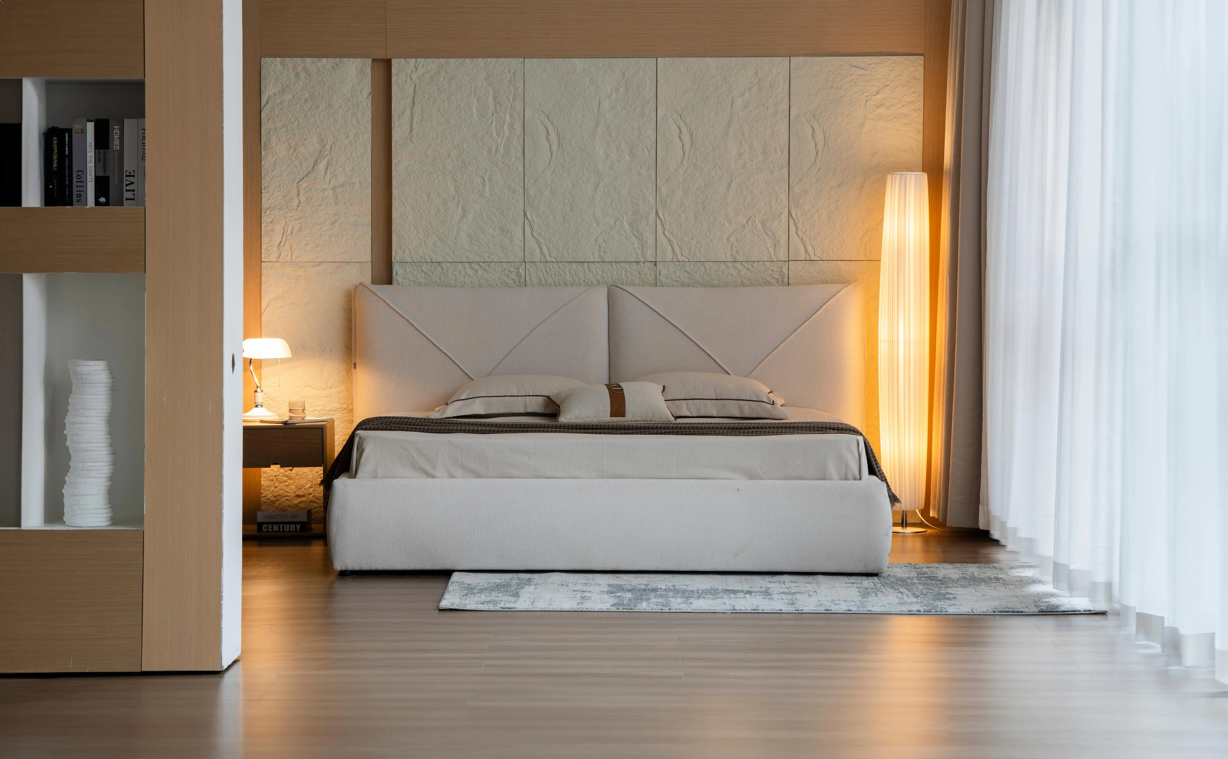 Lit en tissu avec sommier KuBo - Image 4