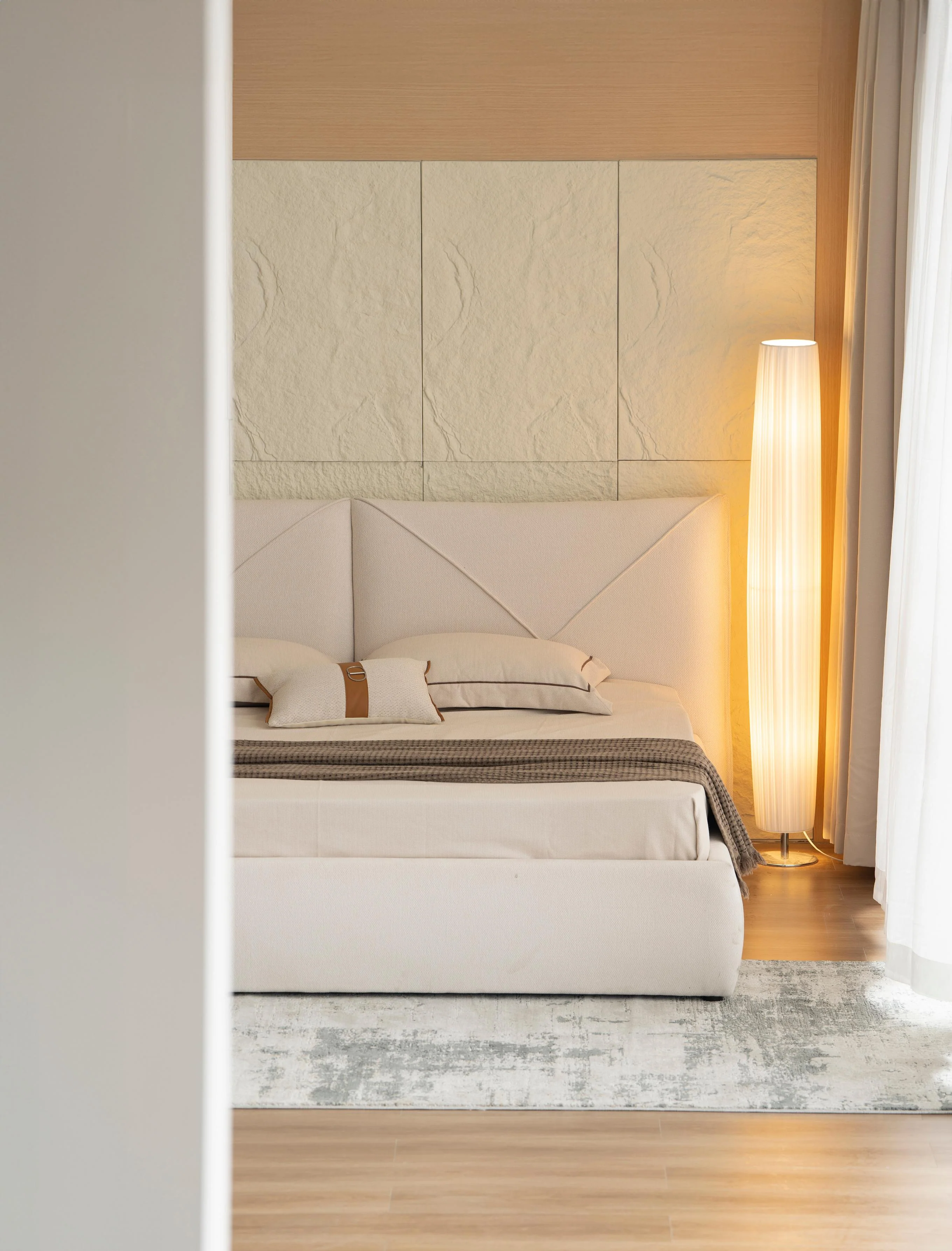 Lit en tissu avec sommier KuBo - Image 5