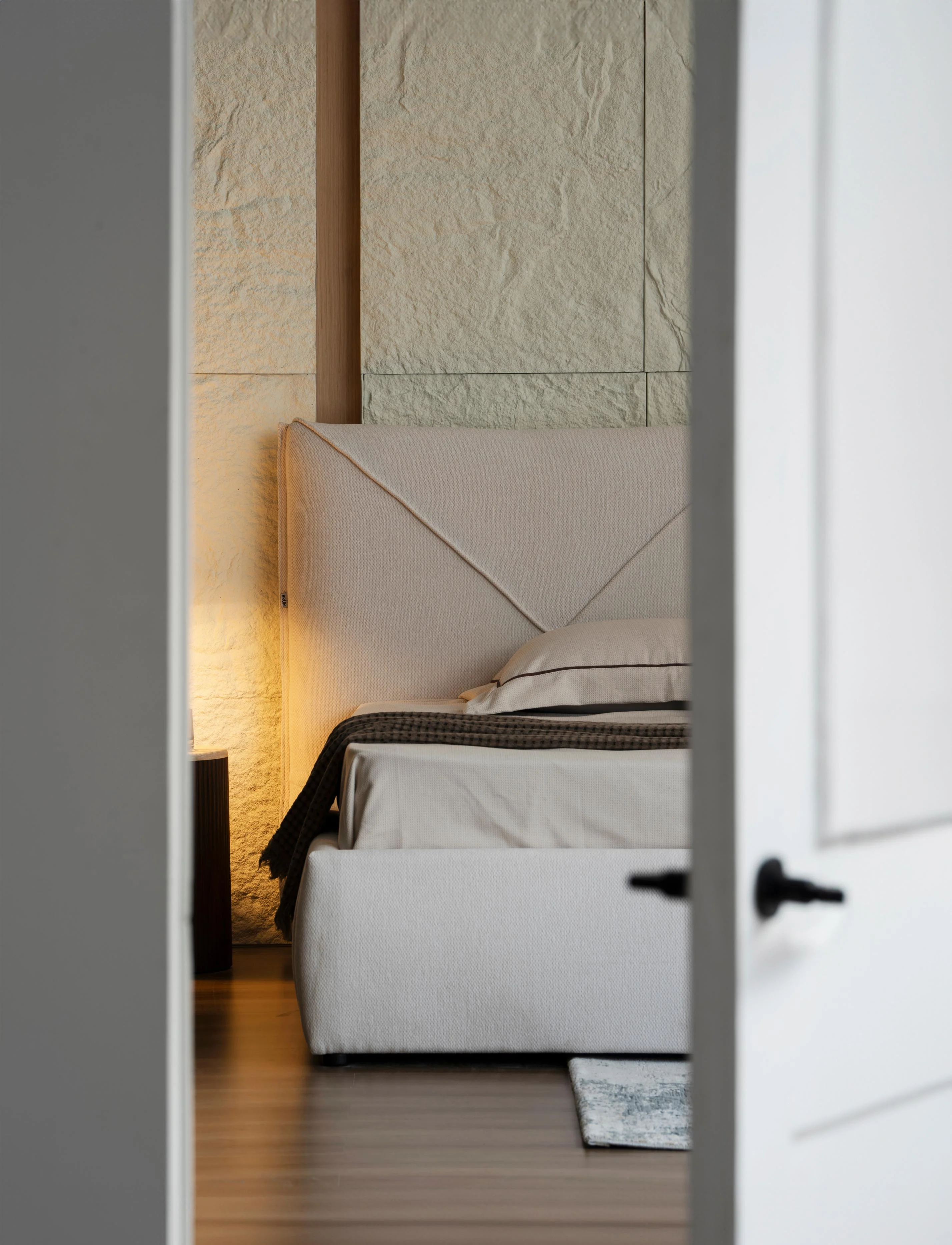 Lit en tissu avec sommier KuBo - Image 7