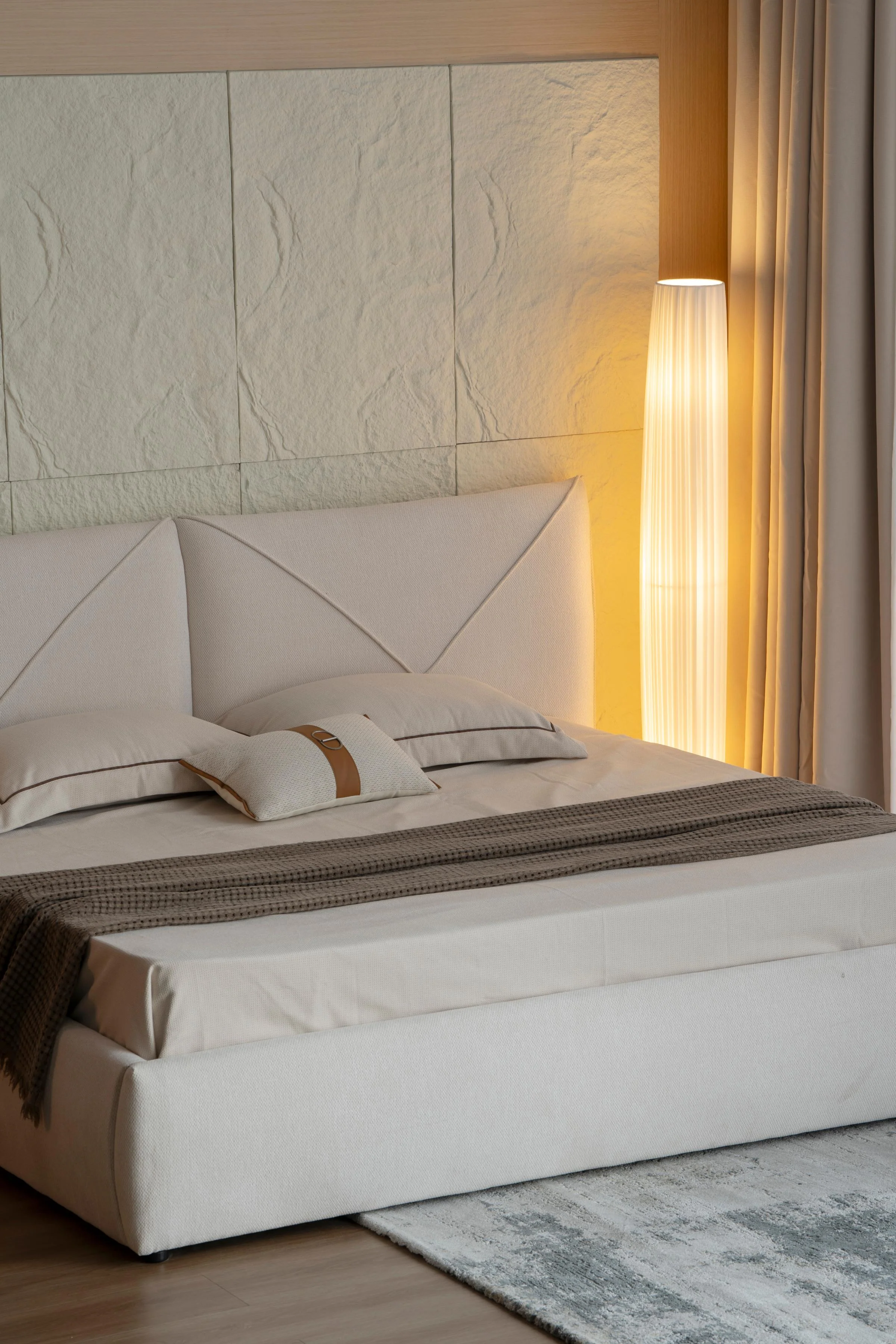 Lit en tissu avec sommier KuBo - Image 8