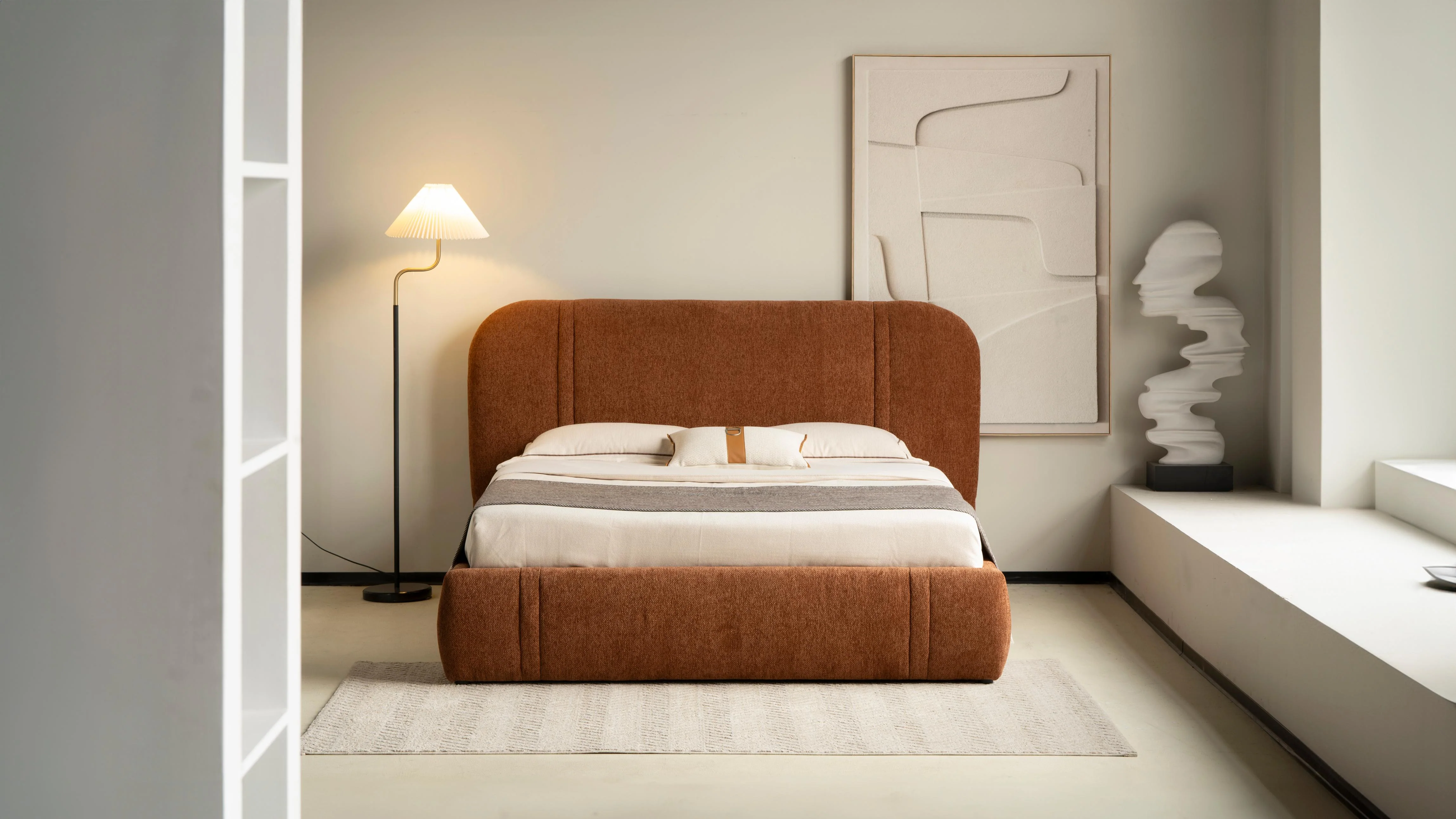 Lit en tissu avec sommier Cocoon - Image 3