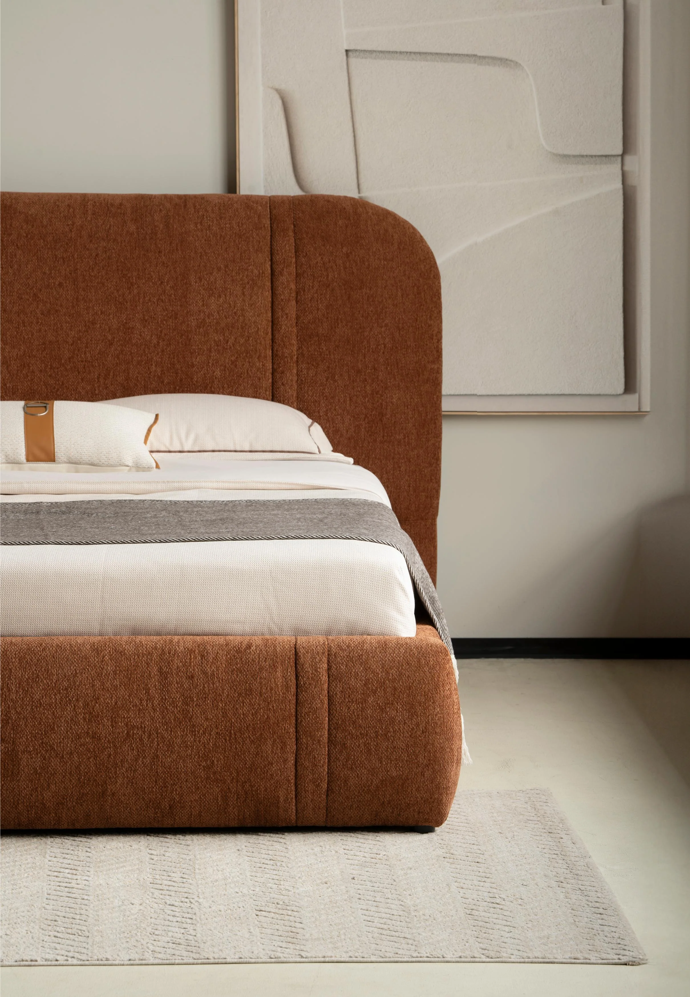 Lit en tissu avec sommier Cocoon - Image 5