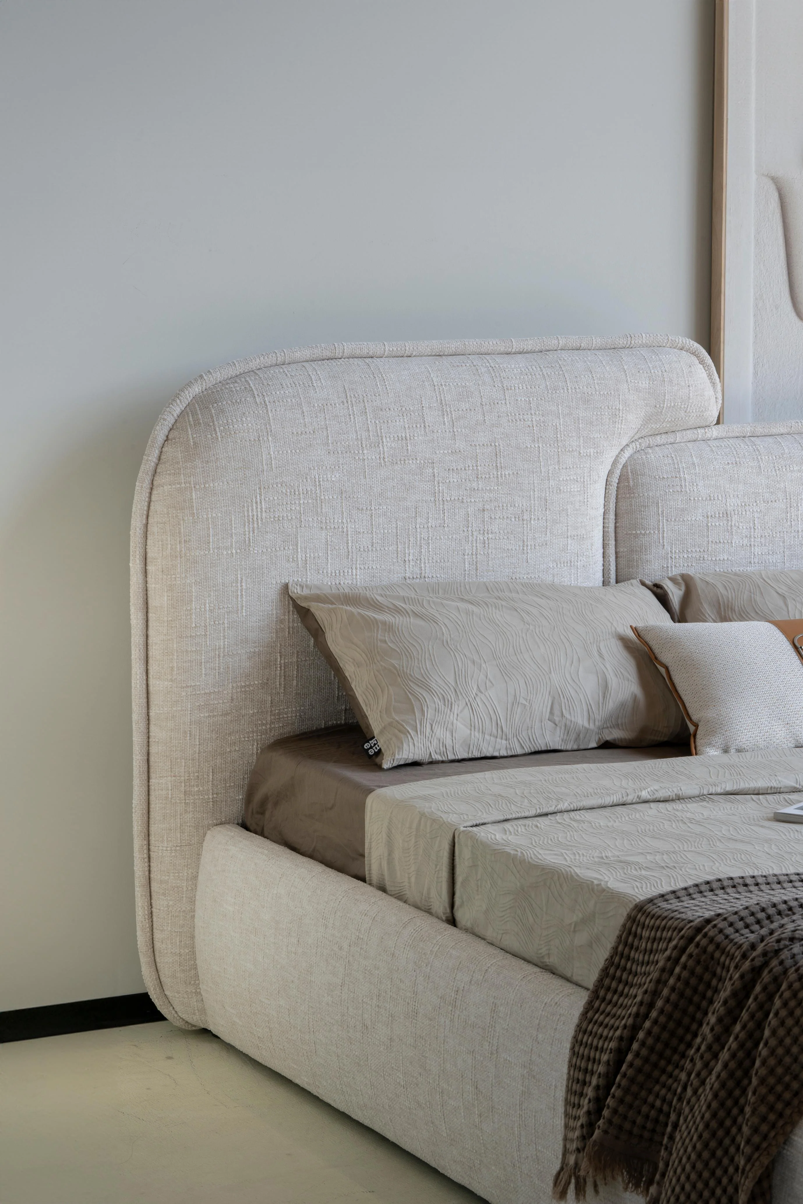 Lit avec sommier en tissu anti tâche -Mont Blanc - Image 15