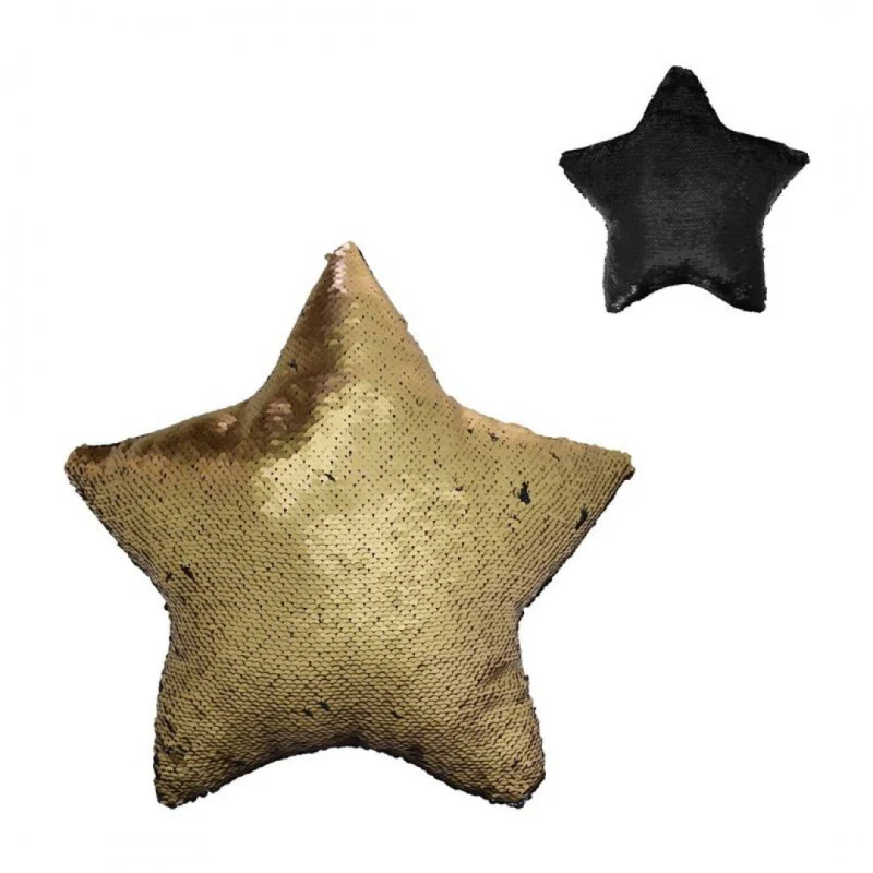 Lot de 2 MERMAID coussins sequin étoile pailletés 40x40 - Image 3