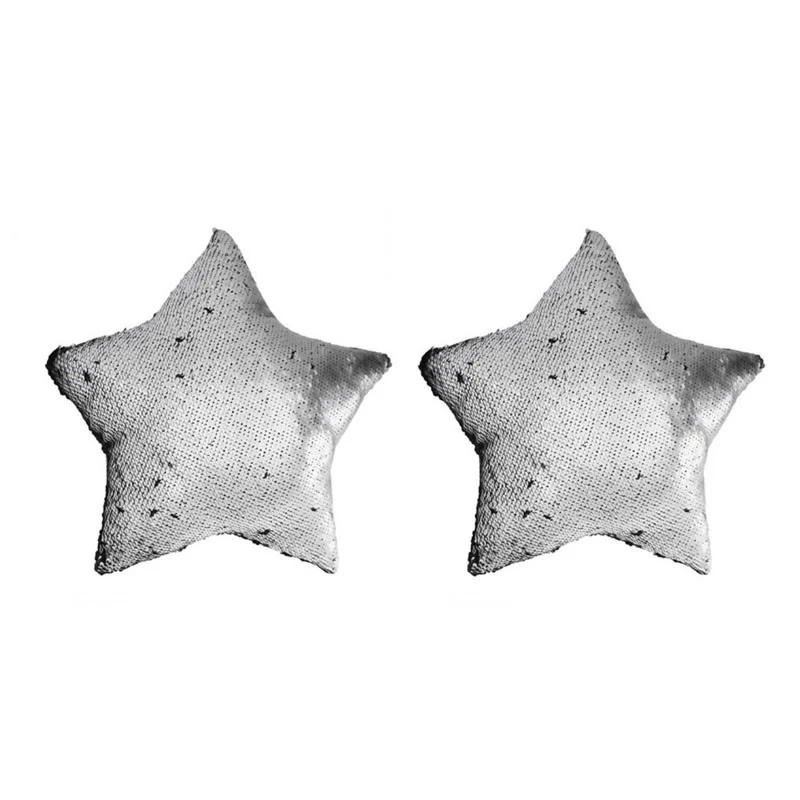 Lot de 2 MERMAID coussins sequin étoile pailletés 40x40 - Image 6
