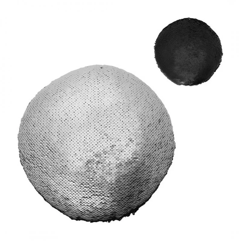 Lot de 2 MERMAID coussins sequin ronds pailletés D30 - Image 5