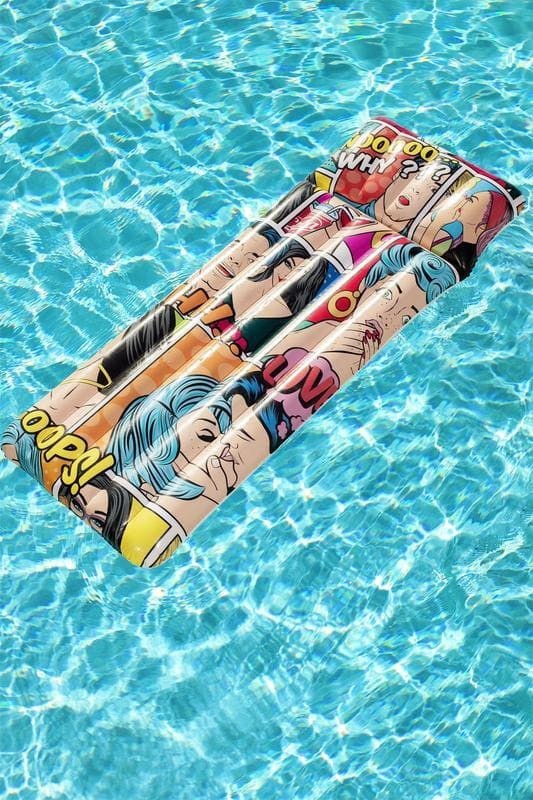 Matelas gonflable pop art 183x71 cm - Image 6