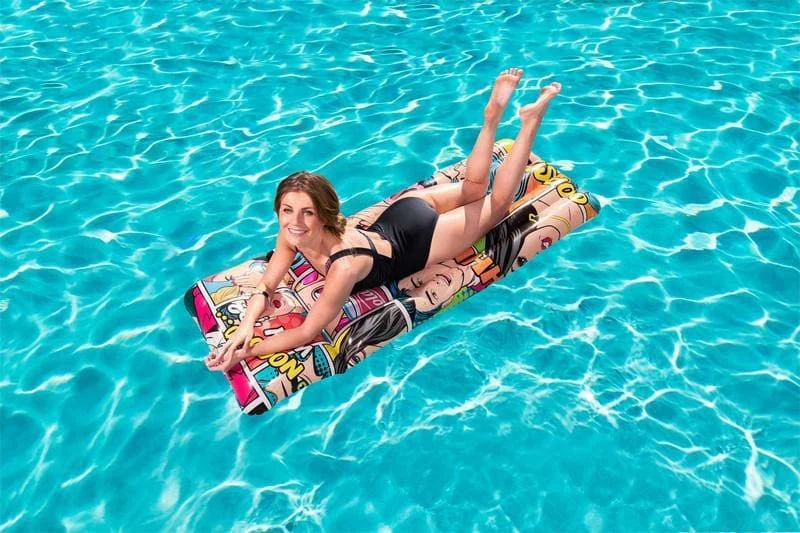 Matelas gonflable pop art 183x71 cm - Image 7