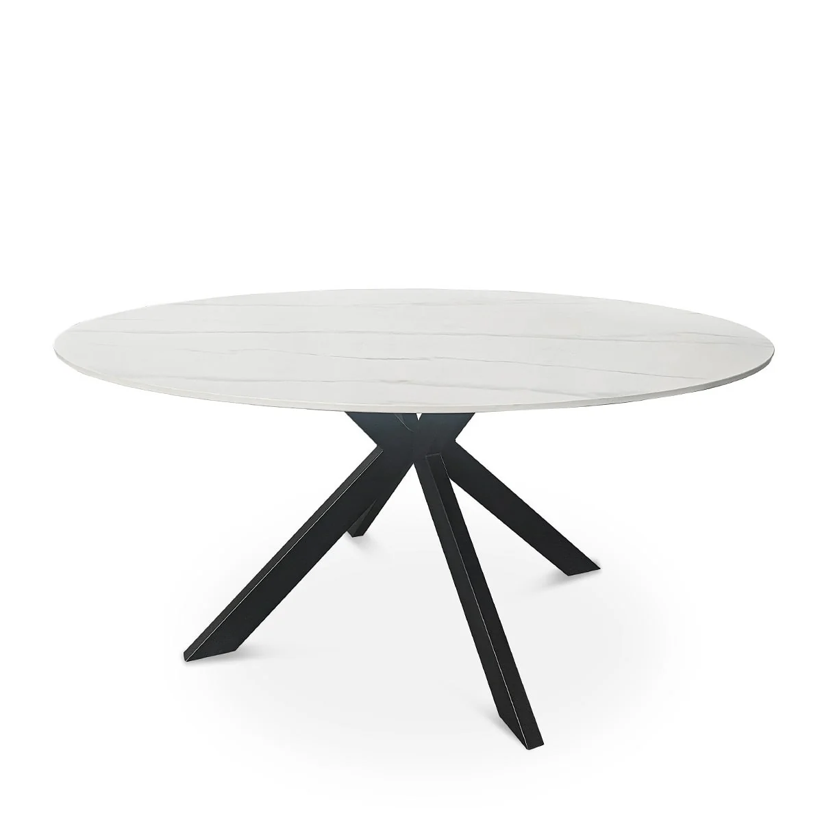 Table à manger ronde avec plateau en céramique, 76CM - PILAR - Image 4