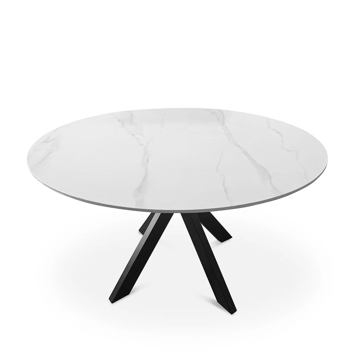 Table à manger ronde avec plateau en céramique, 76CM - PILAR - Image 6