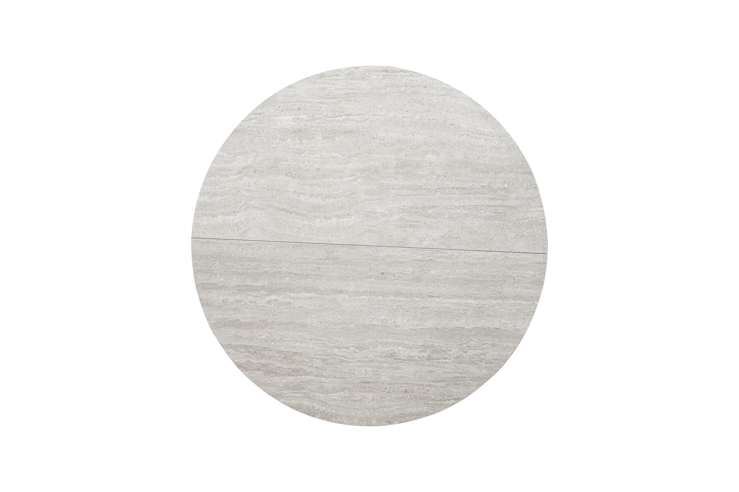 Table à manger ronde extensible avec plateau en céramique, D120-150XH76CM - PILAR - Image 10