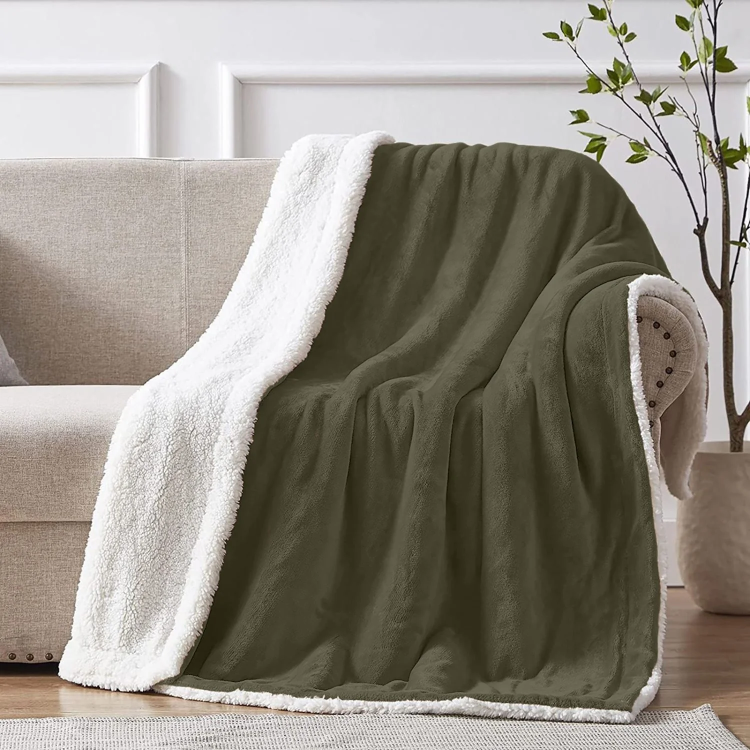 Plaid douceur polaire, 130x170 CM double face- DOLCE - Image 8