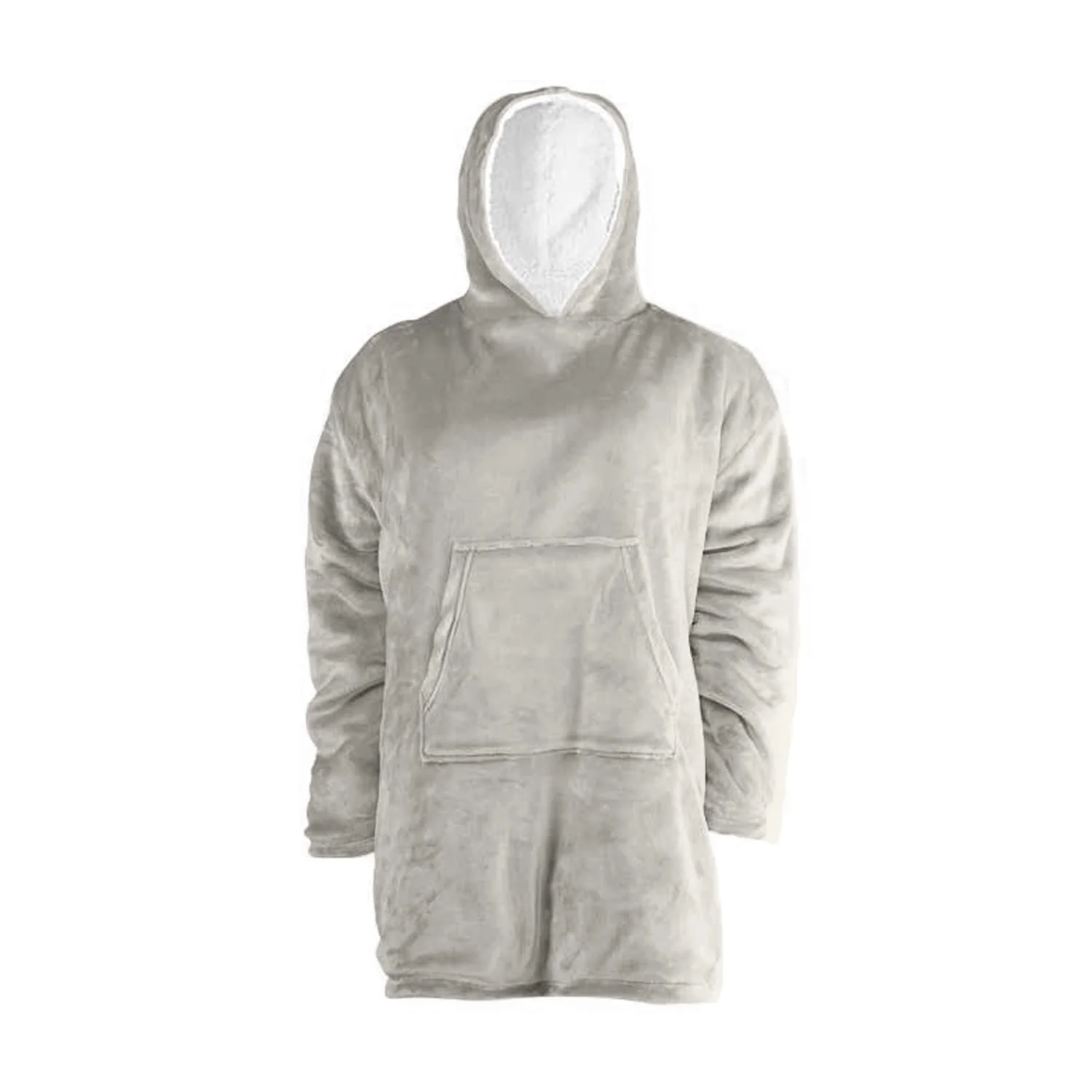 Plaid poncho adulte en fourrure double face, 90x75 CM - Image 9