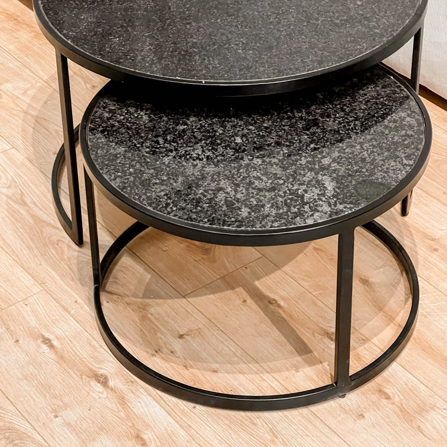 Set 2 tables basses , plateau en vrai marbre - Slawek - Image 28