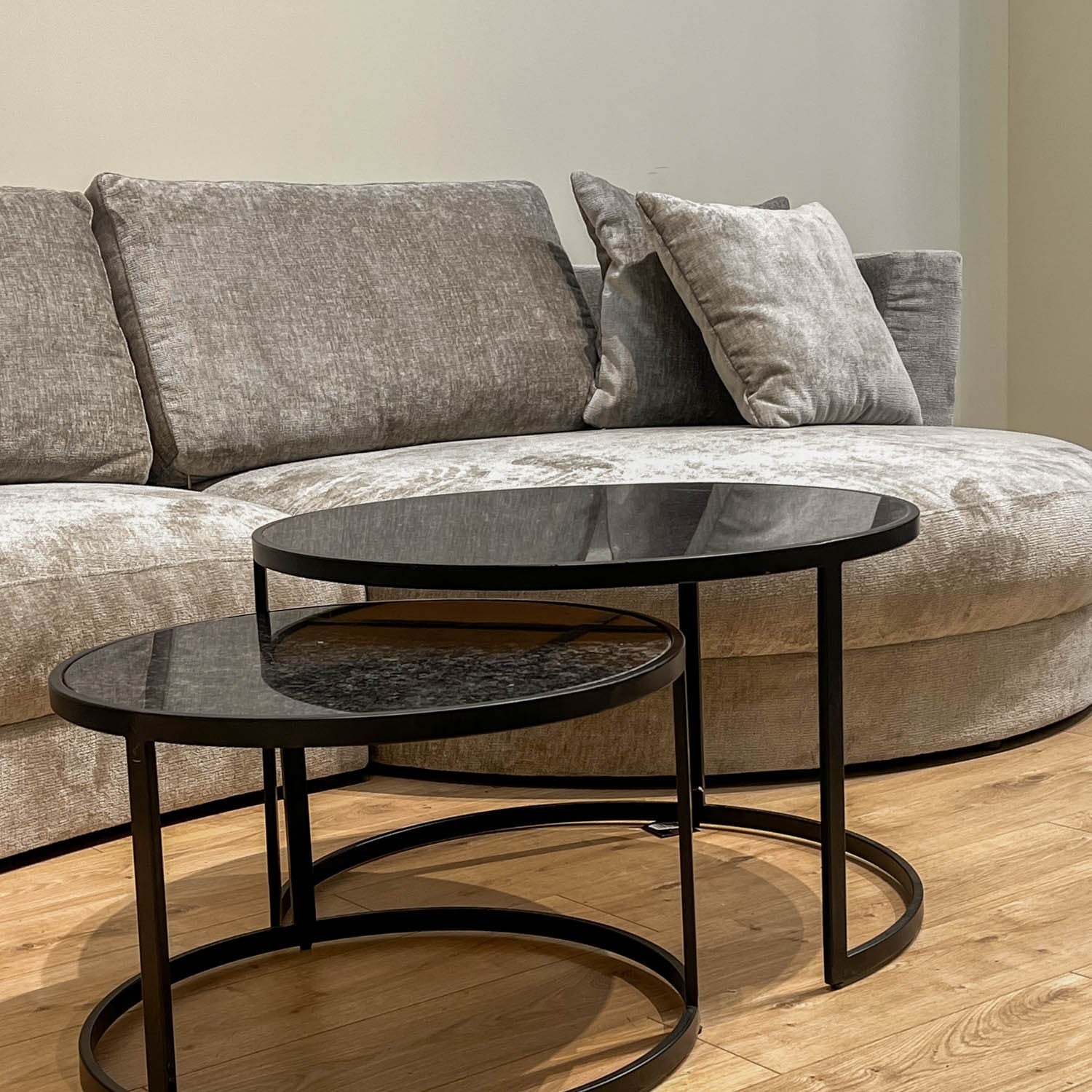 Set 2 tables basses , plateau en vrai marbre - Slawek - Image 38