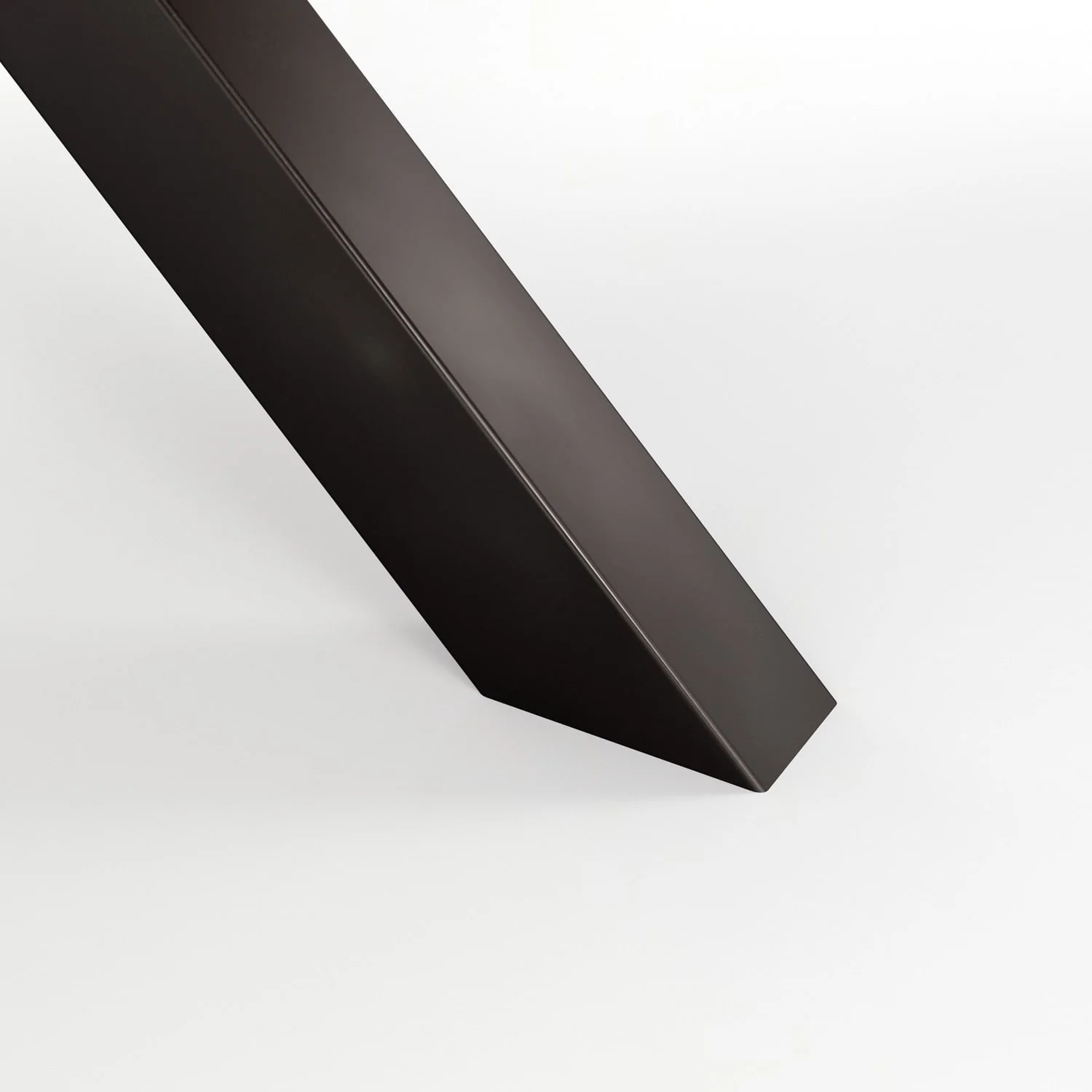 Table à manger ovale en bois massif avec pied noir - FLAVIA - Image 18